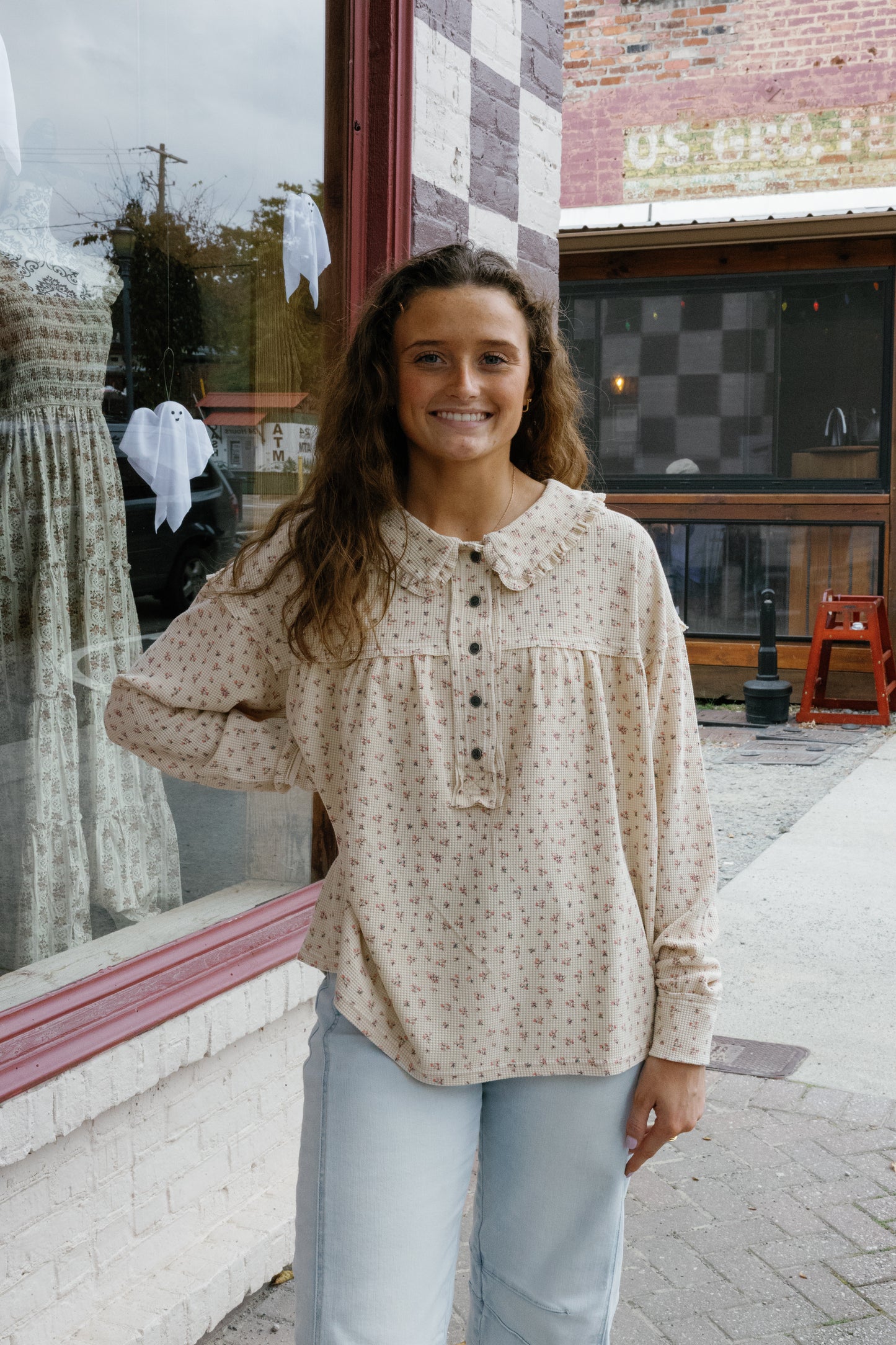 Bella Top - Ecru