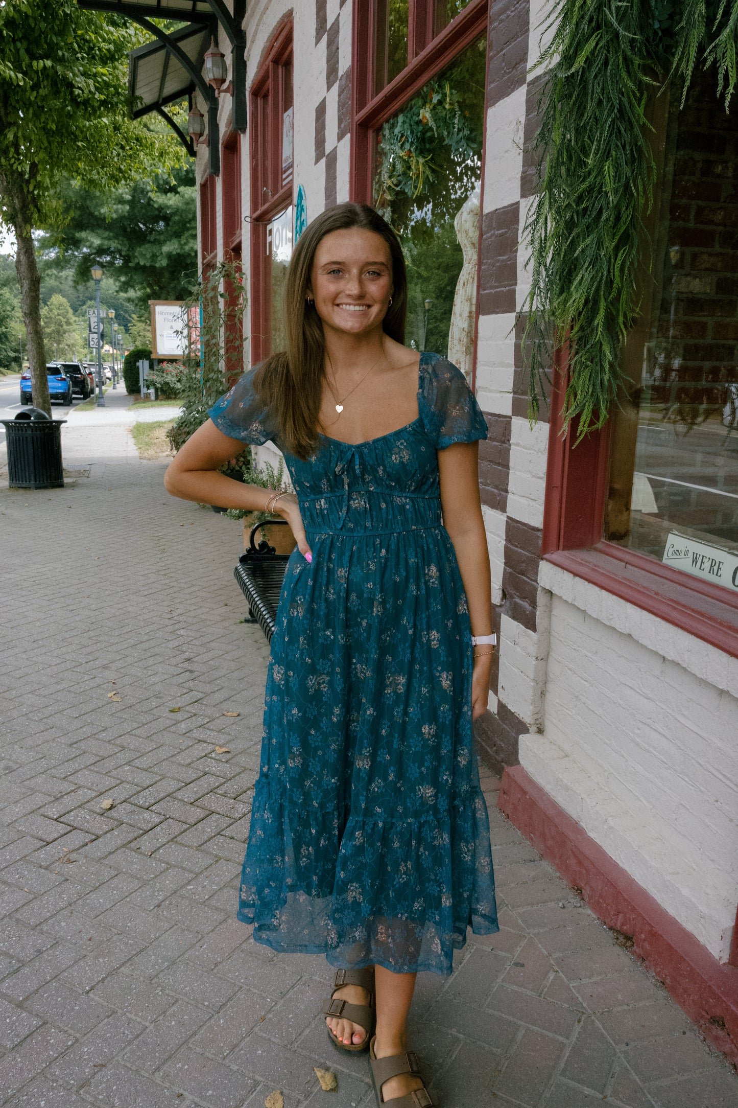 Juliet Midi Dress - Green