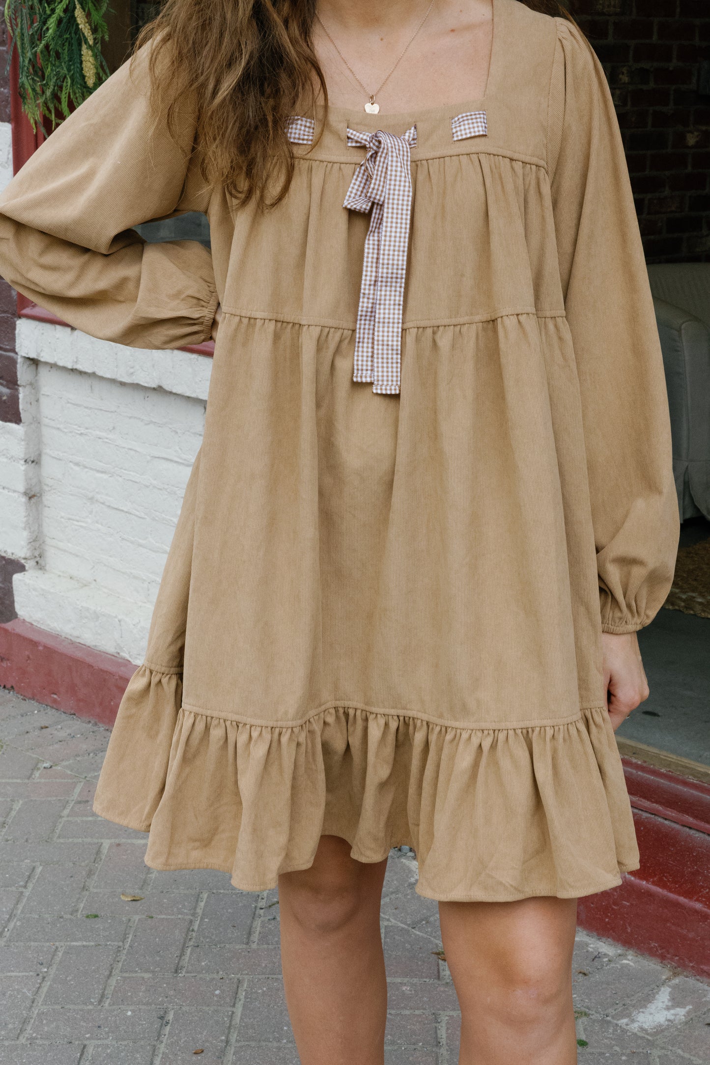 Lyla Mini Dress - Latte
