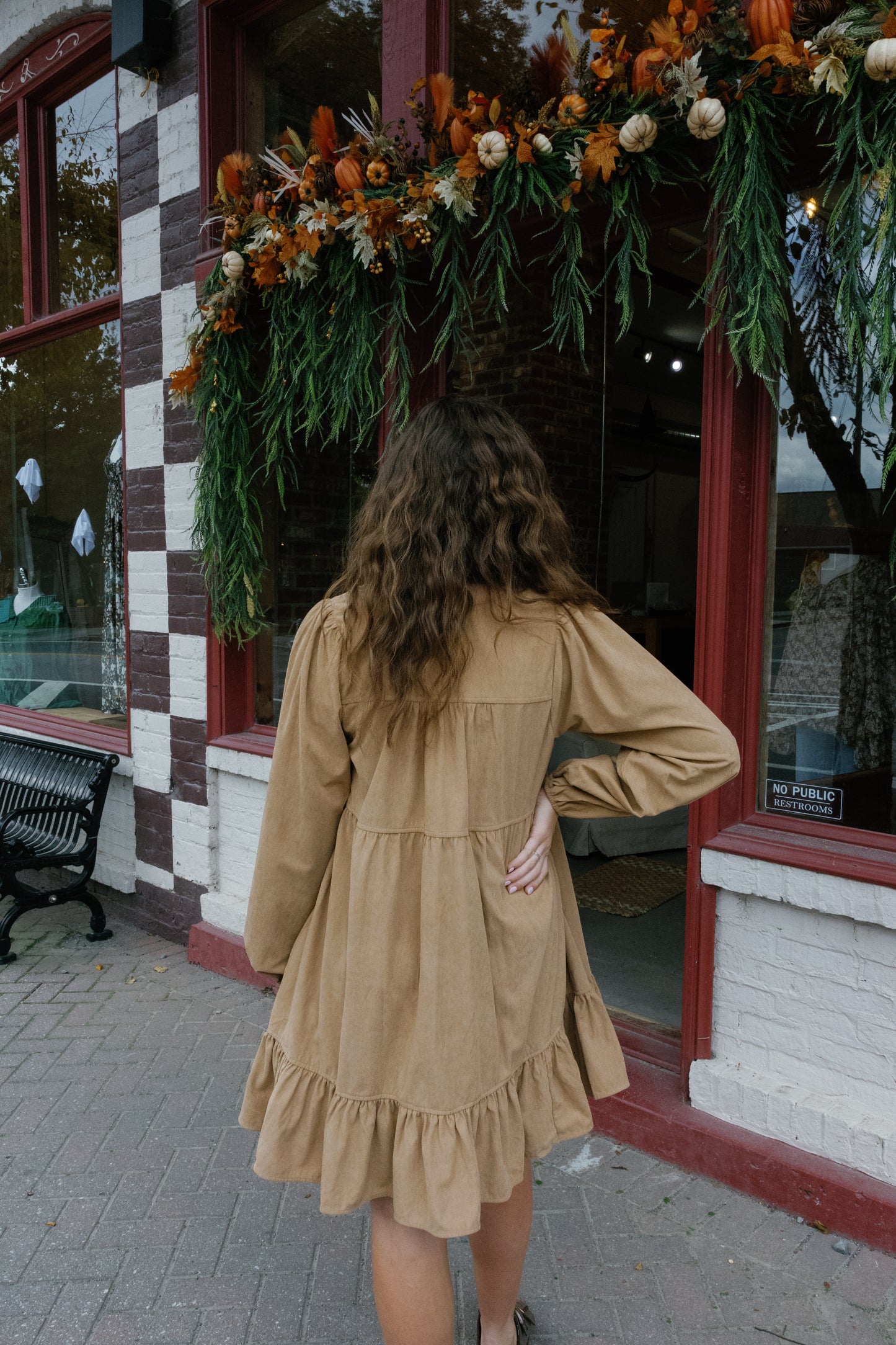 Lyla Mini Dress - Latte
