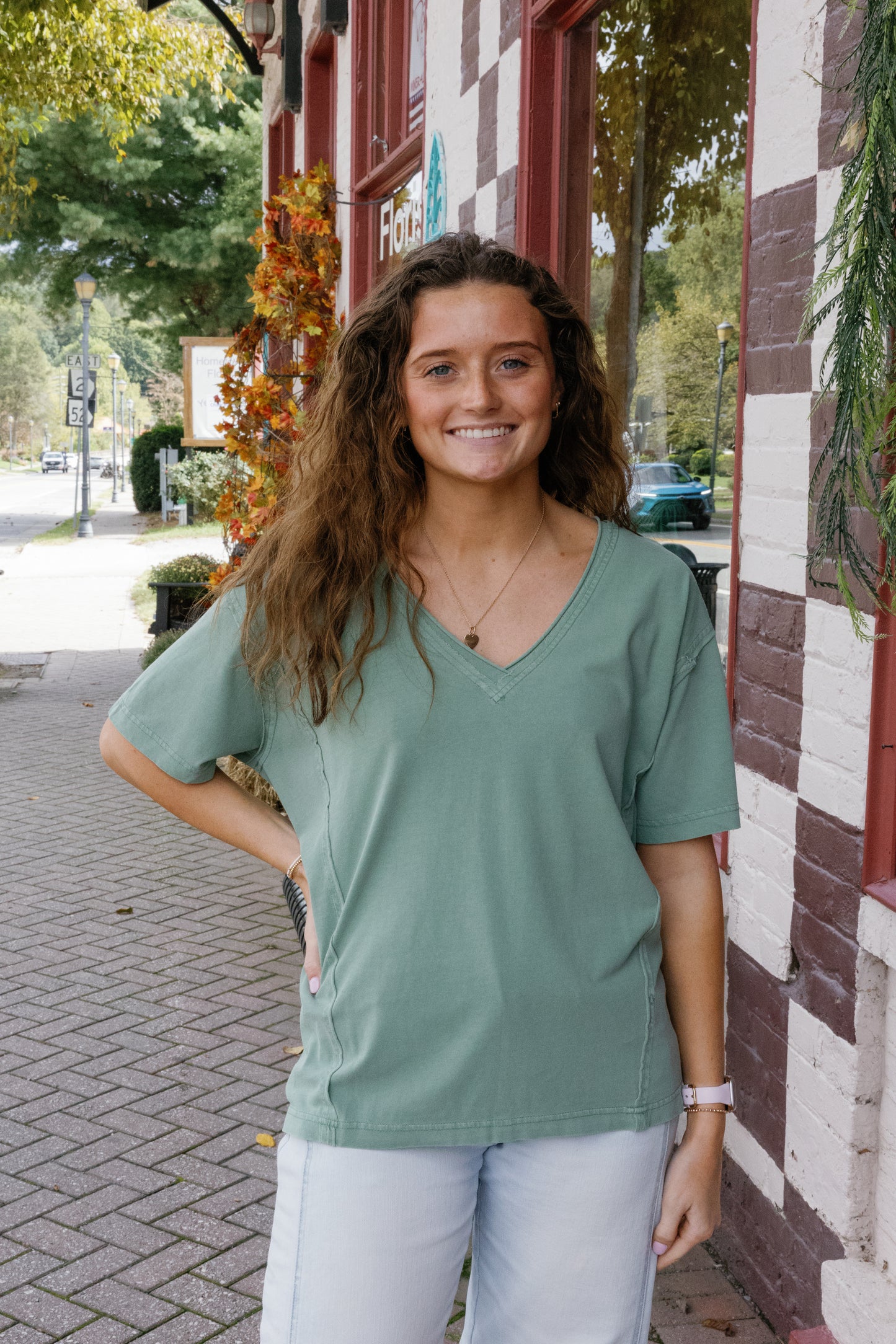 Hannah Top - Olive
