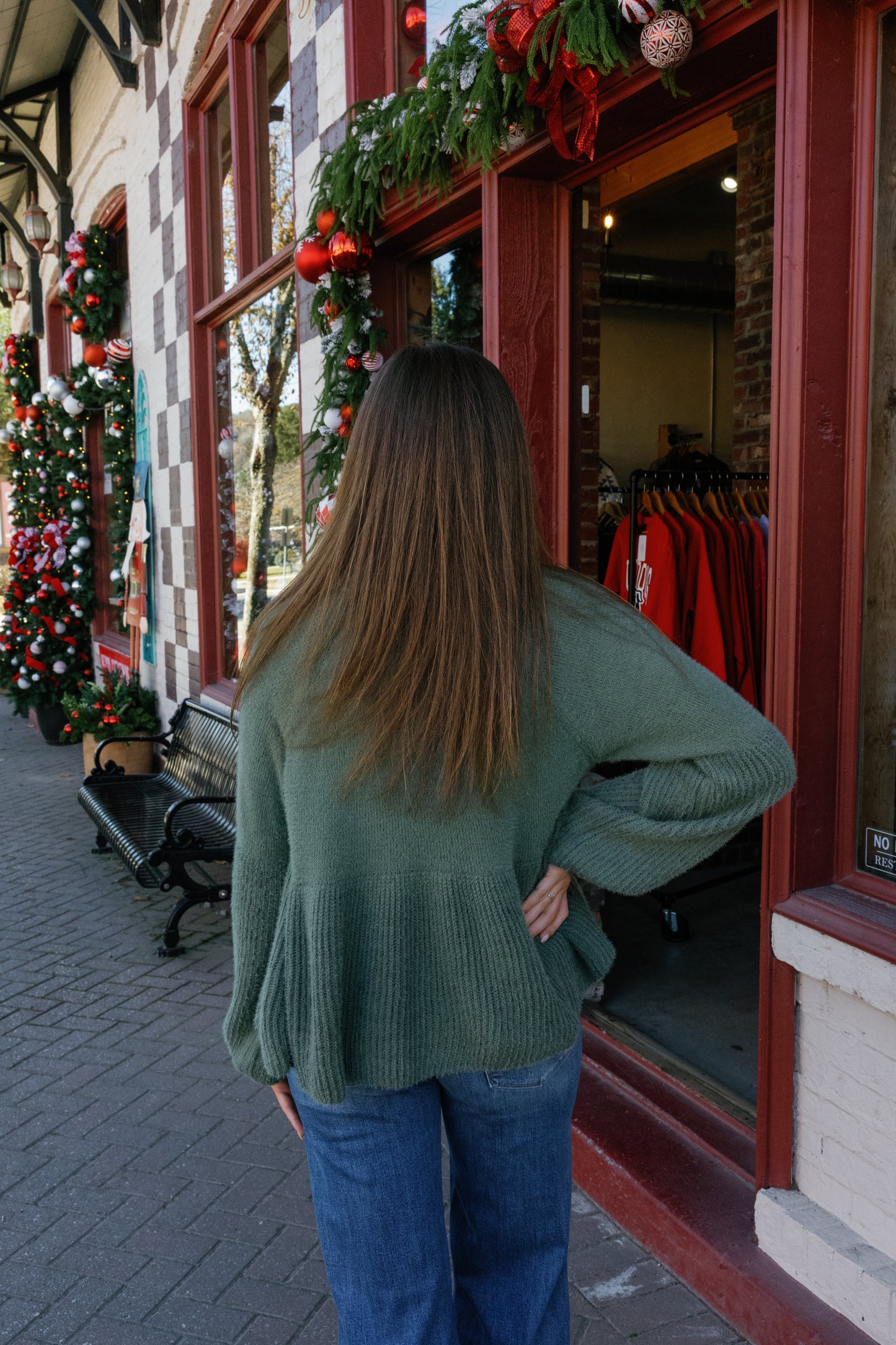 Sarah Top - Ash Olive