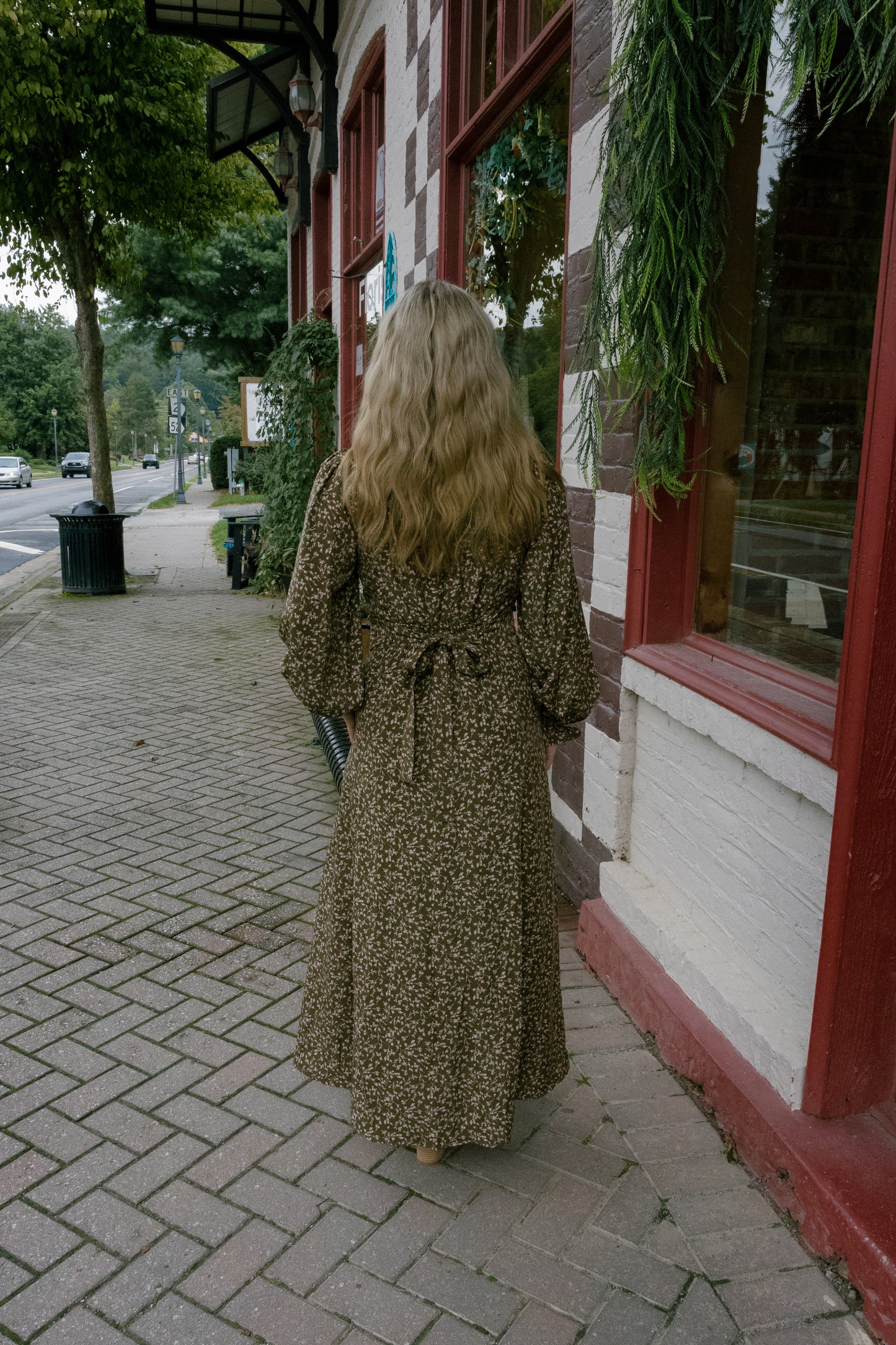 Piper Midi Dress - Olive