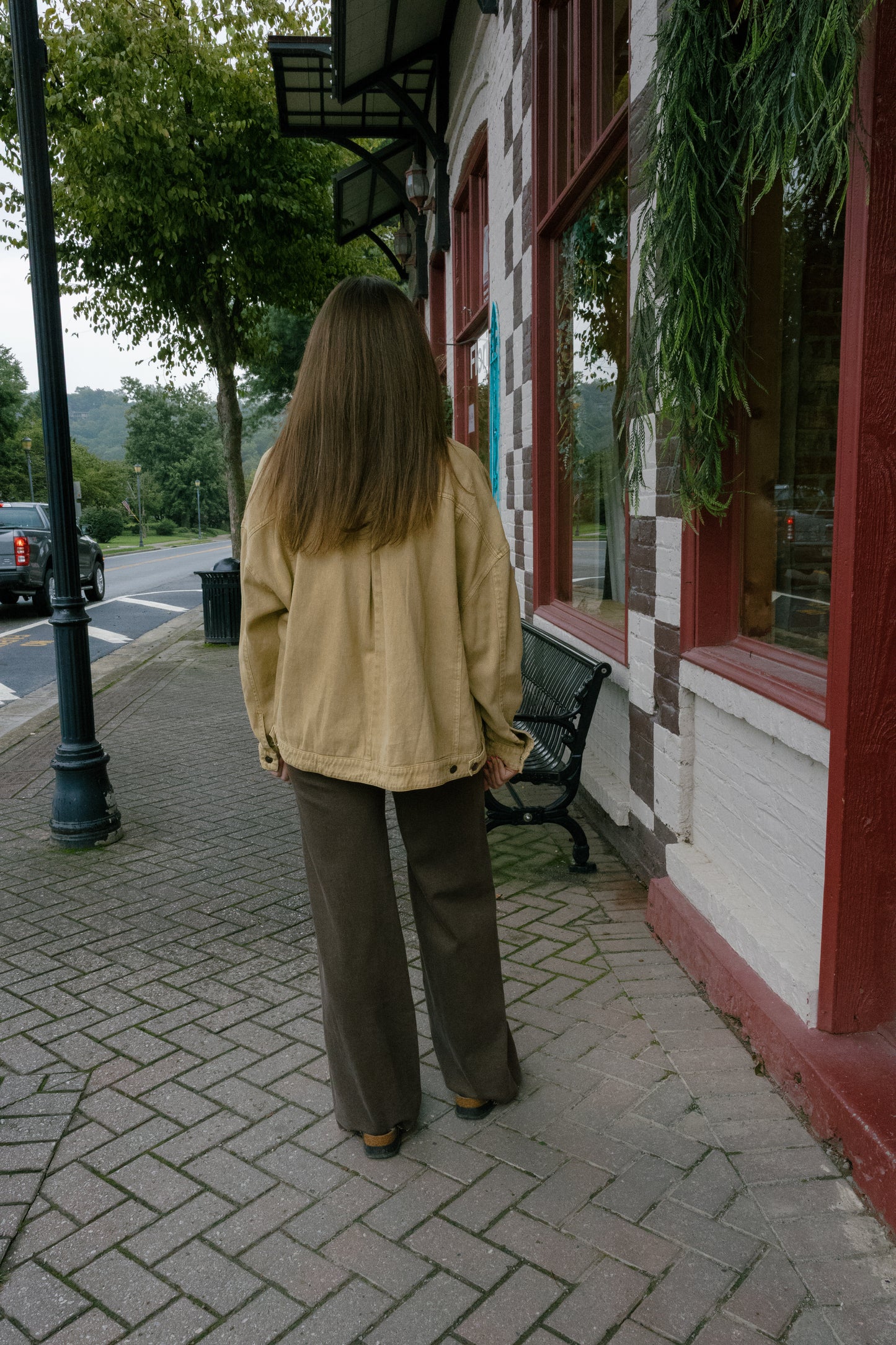 Brown Bootcut Jeans