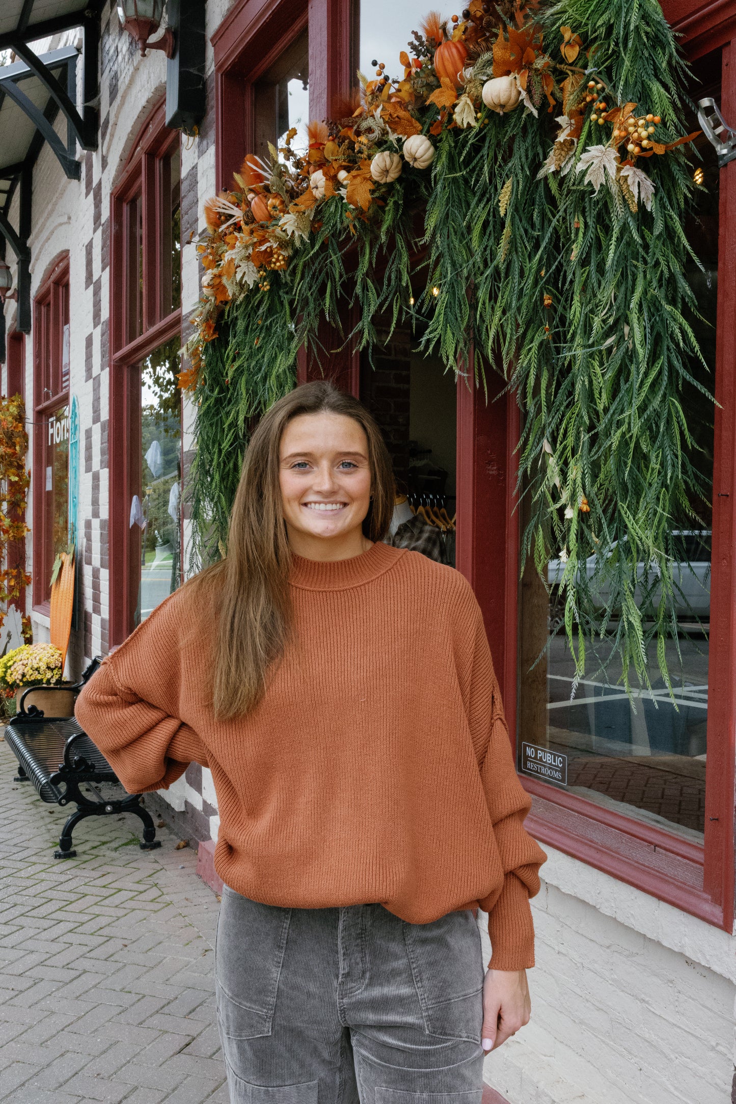 Amber Oversized Sweater - Terra