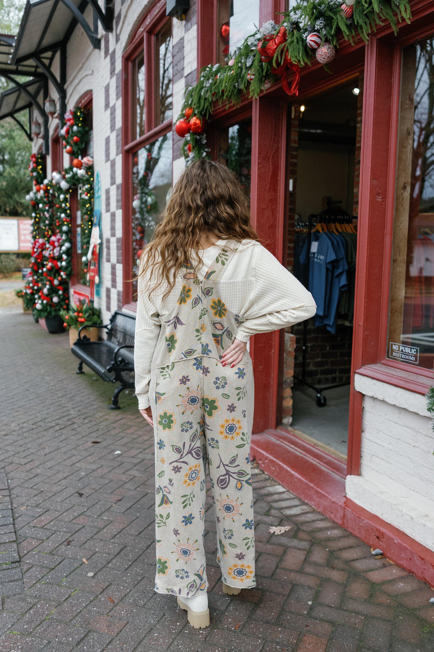 Rose Overalls - Olive Grey