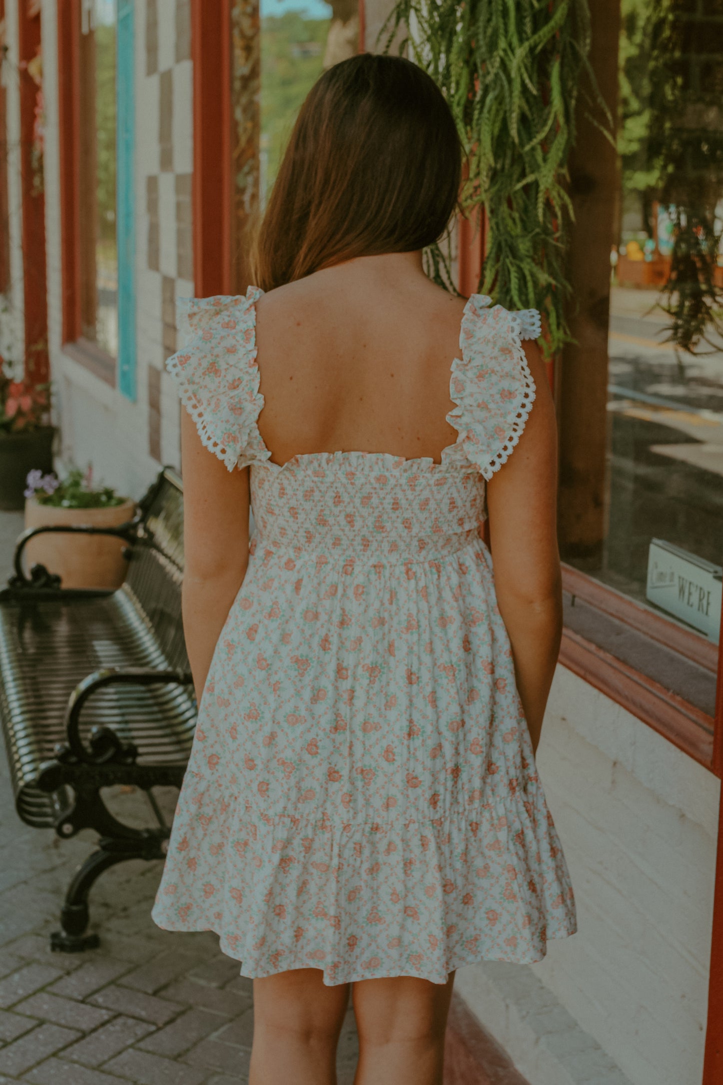 Ashley Dress - Coral