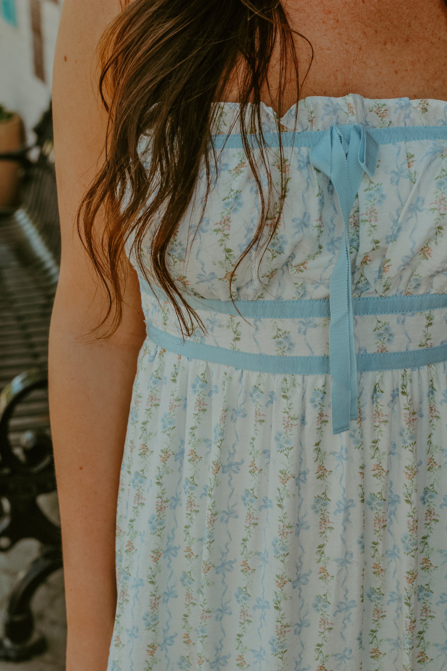 Kylan Midi Dress - Blue