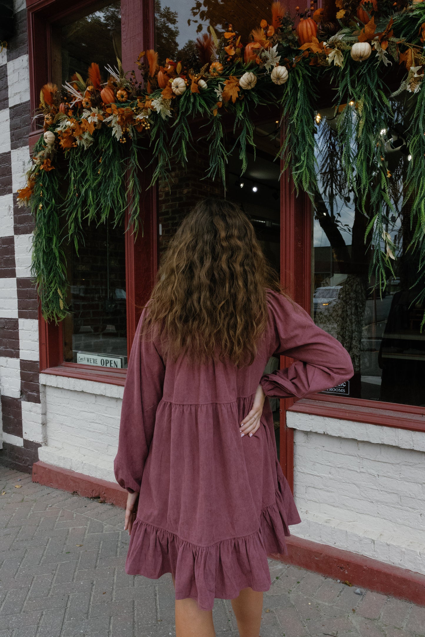Lyla Mini Dress - Mauve