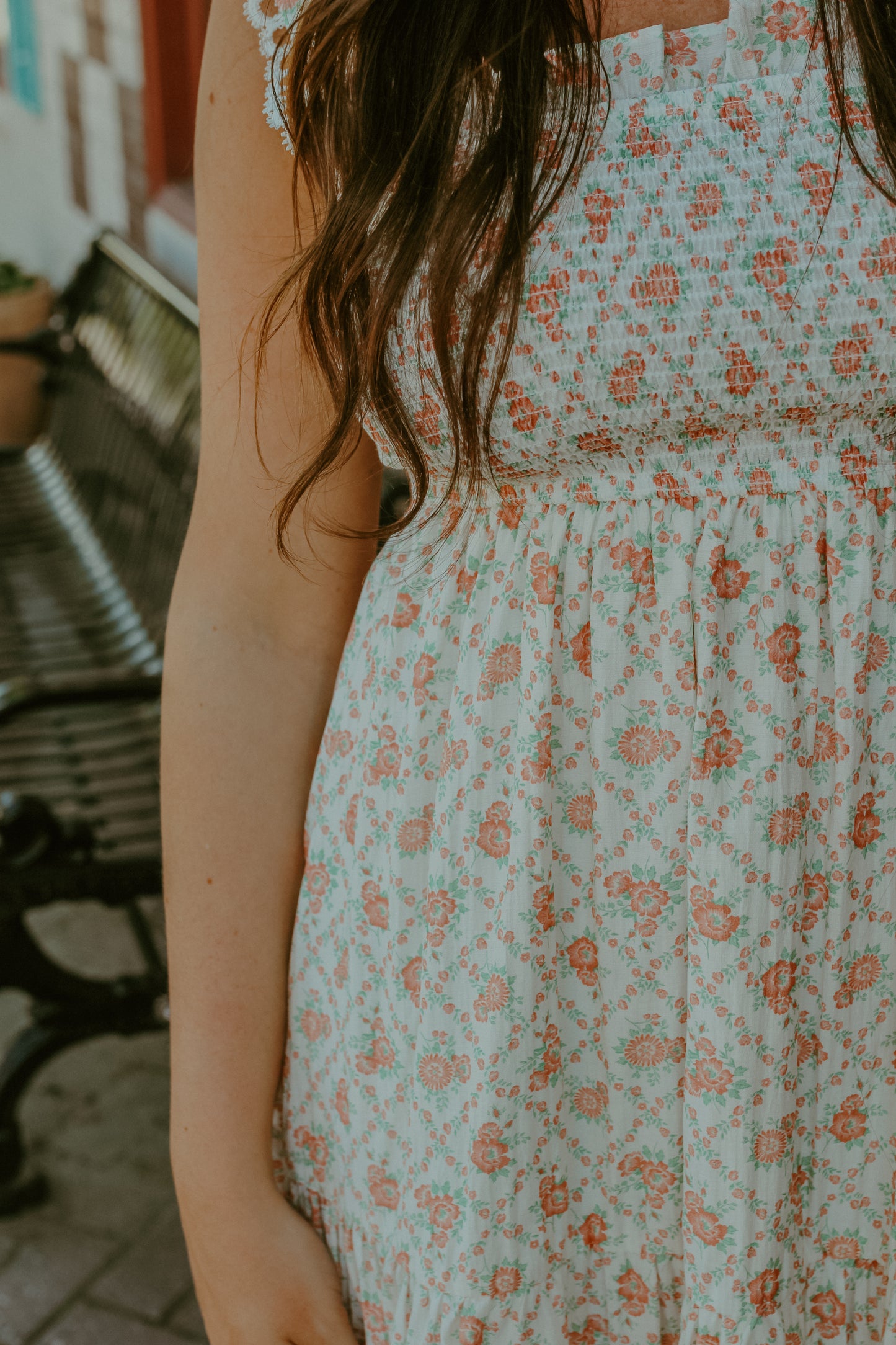 Ashley Dress - Coral