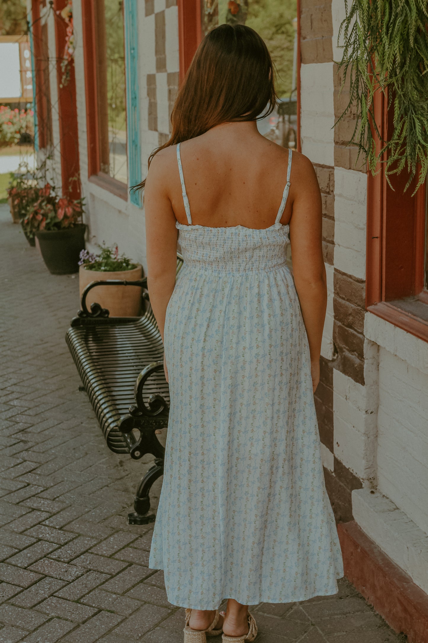 Kylan Midi Dress - Blue