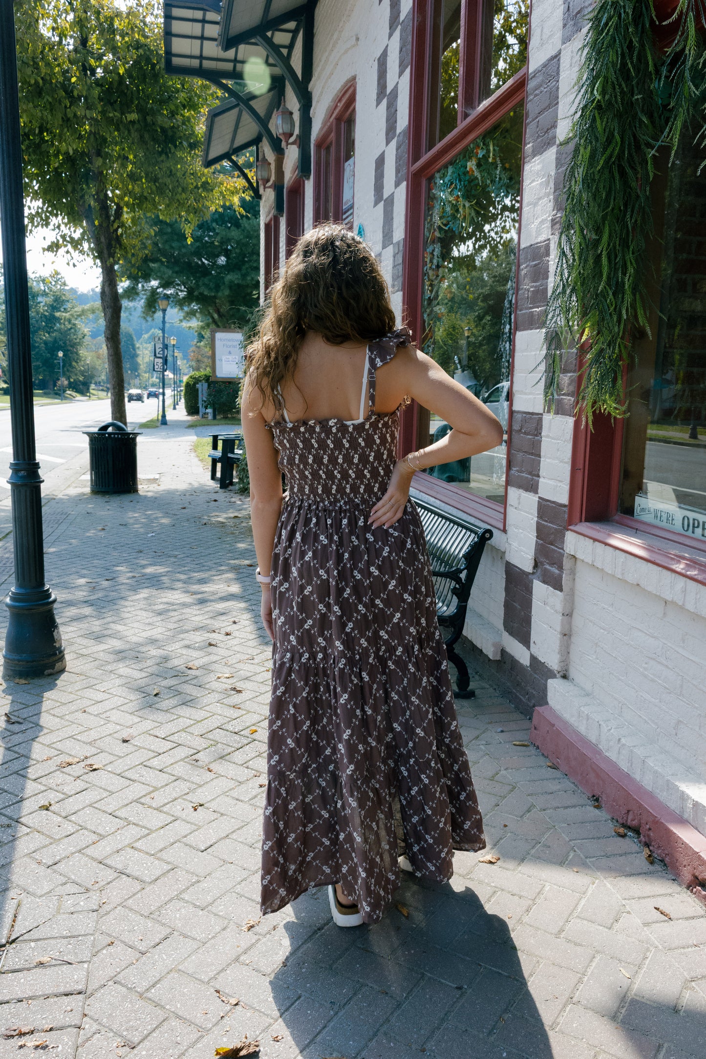 Abby Maxi Dress - Brown