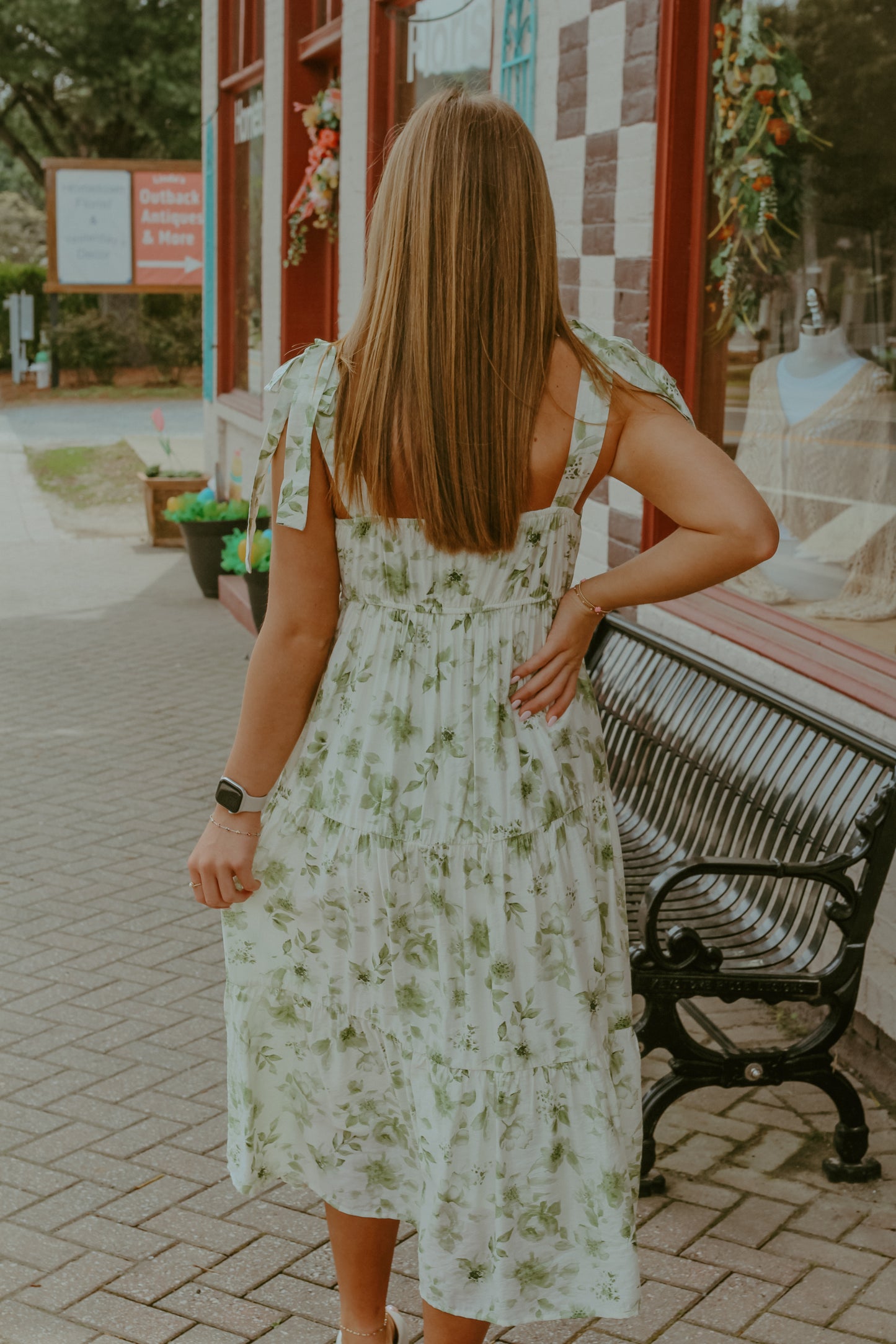 Selena Midi Dress - Green