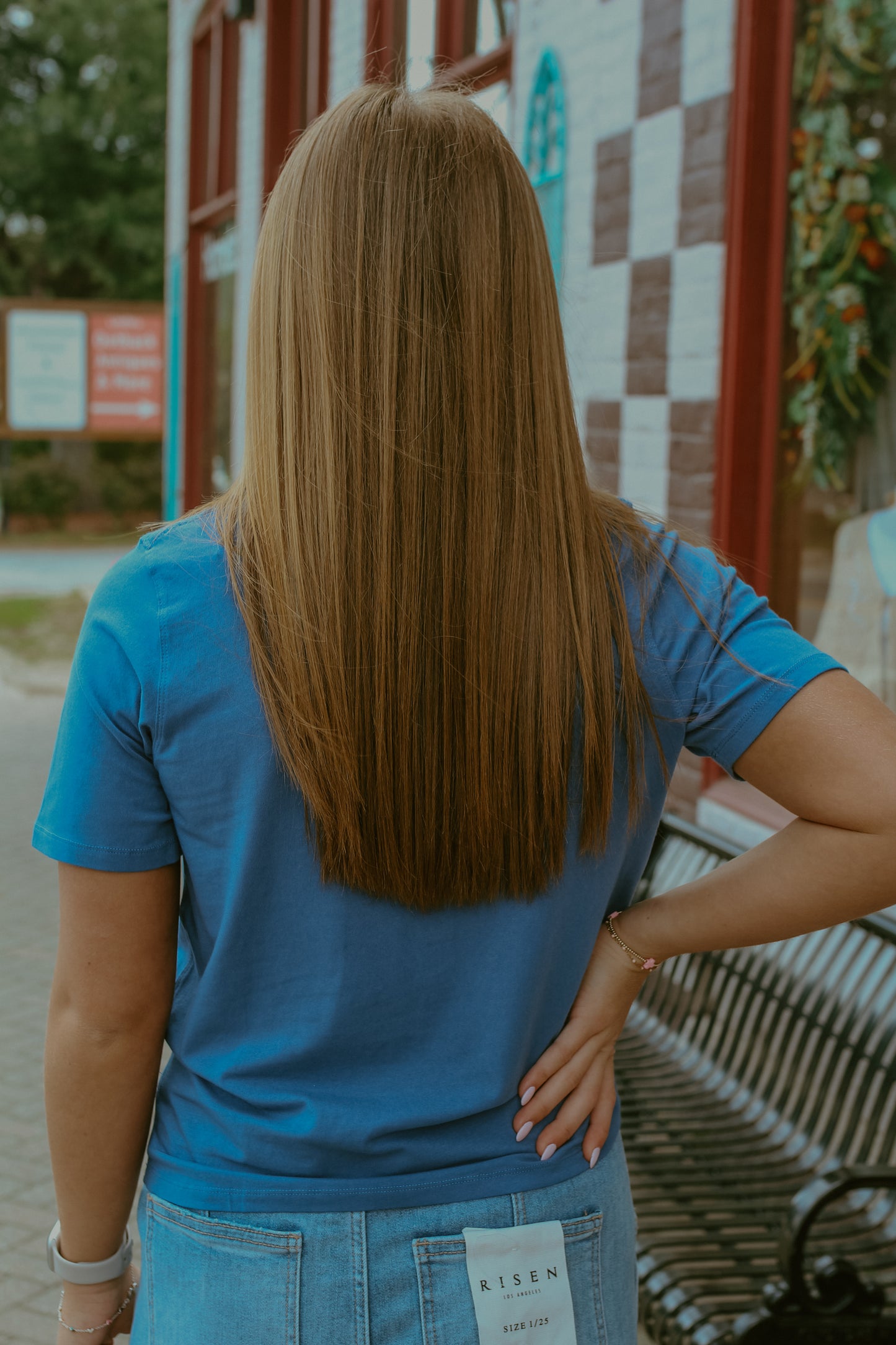 Classic Boxy Fit Tee - Blue