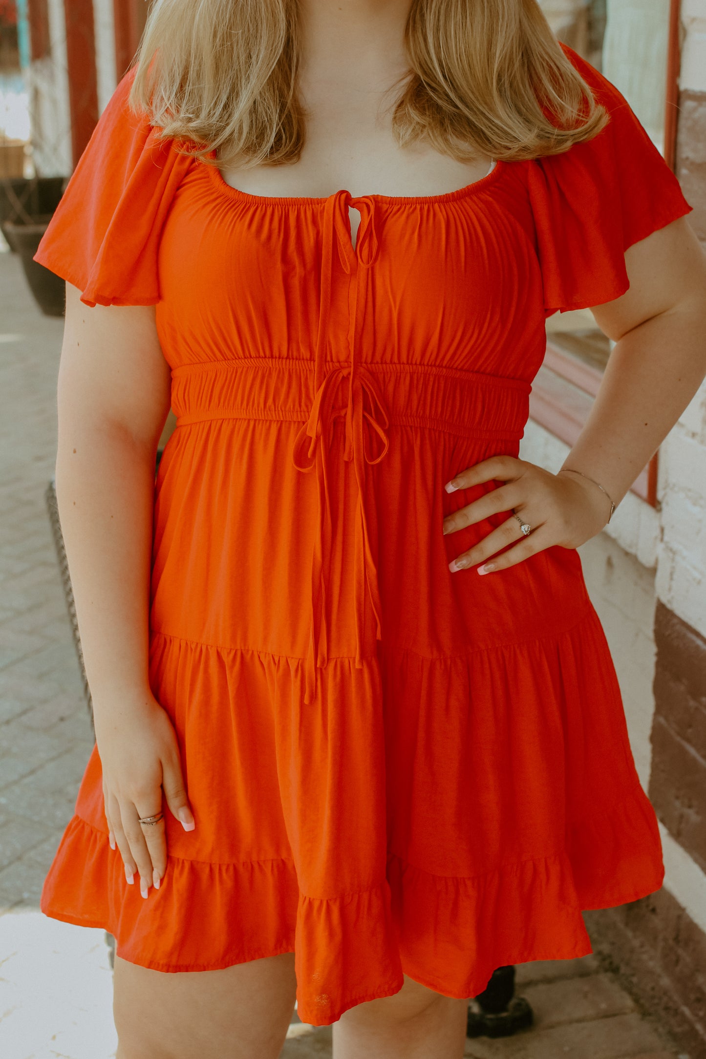 Della Dress - Red