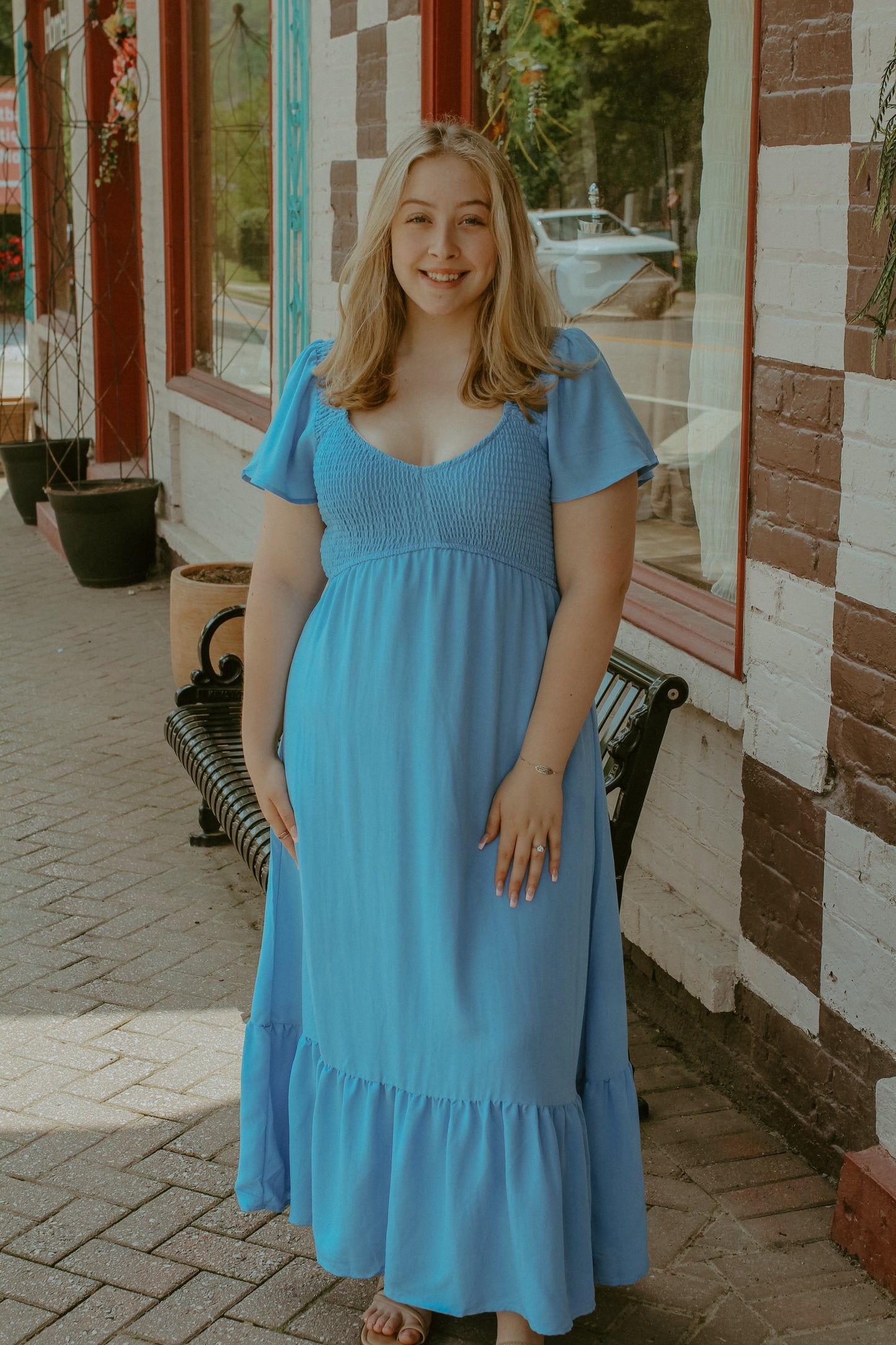 Raylee Midi Dress - Pink