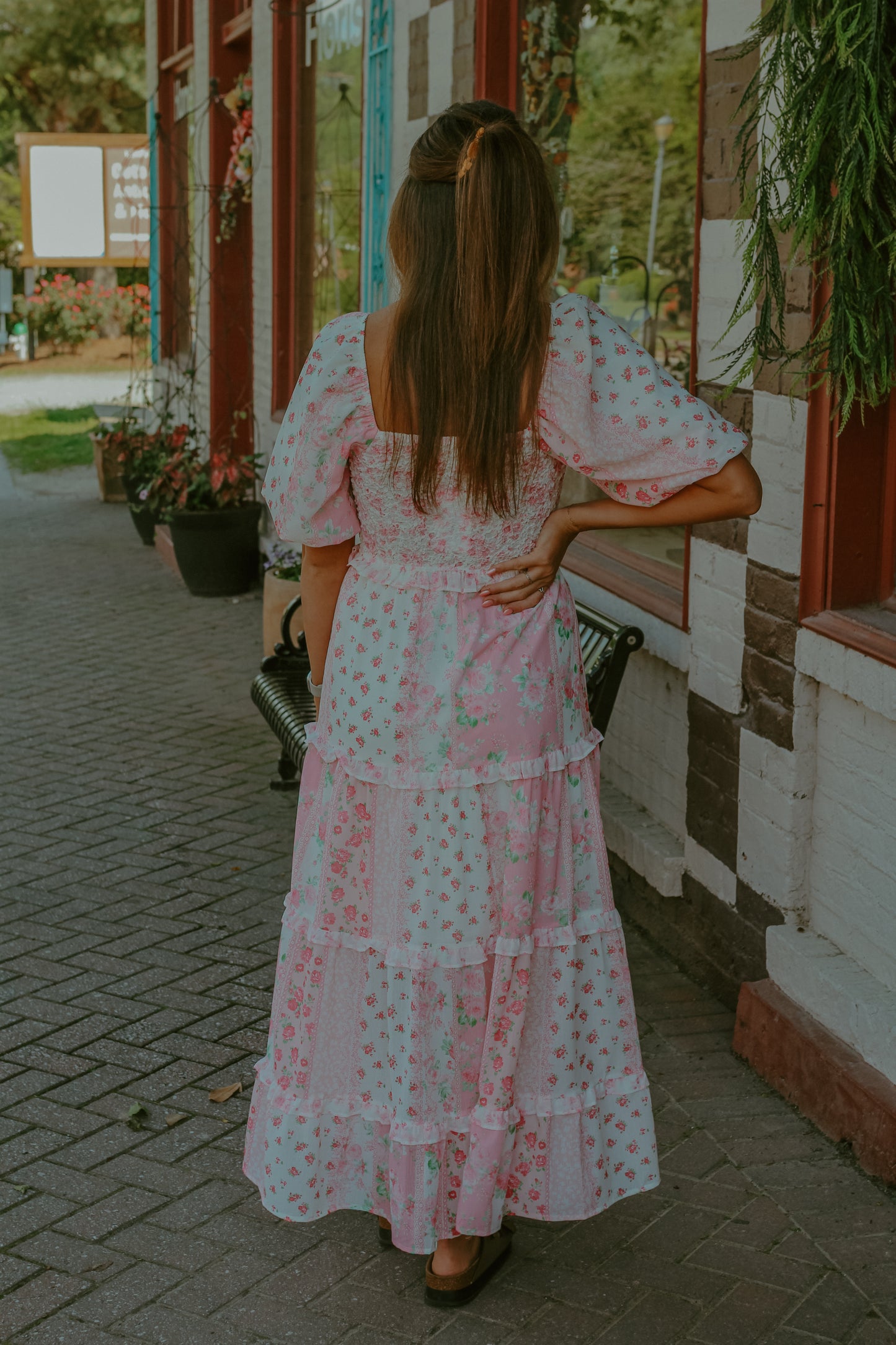 Erica Maxi Dress - Pink