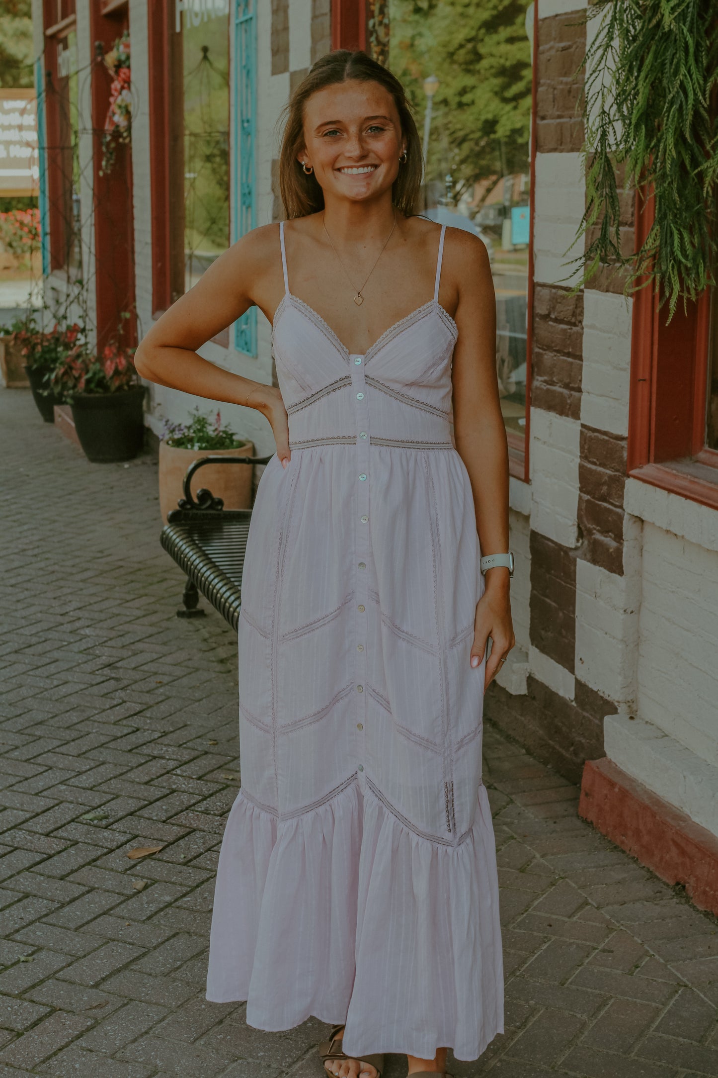 Kelsey Midi Dress - Pink