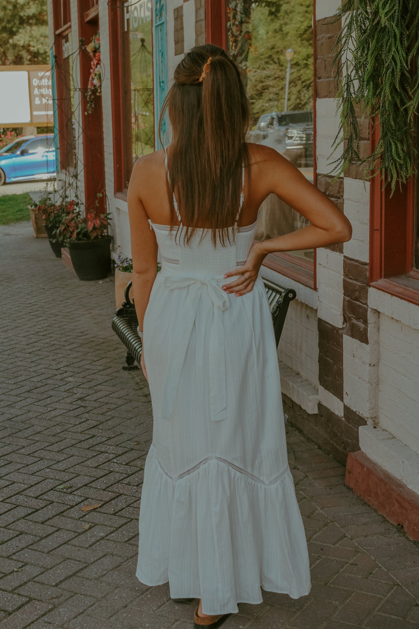 Kelsey Midi Dress - Off White