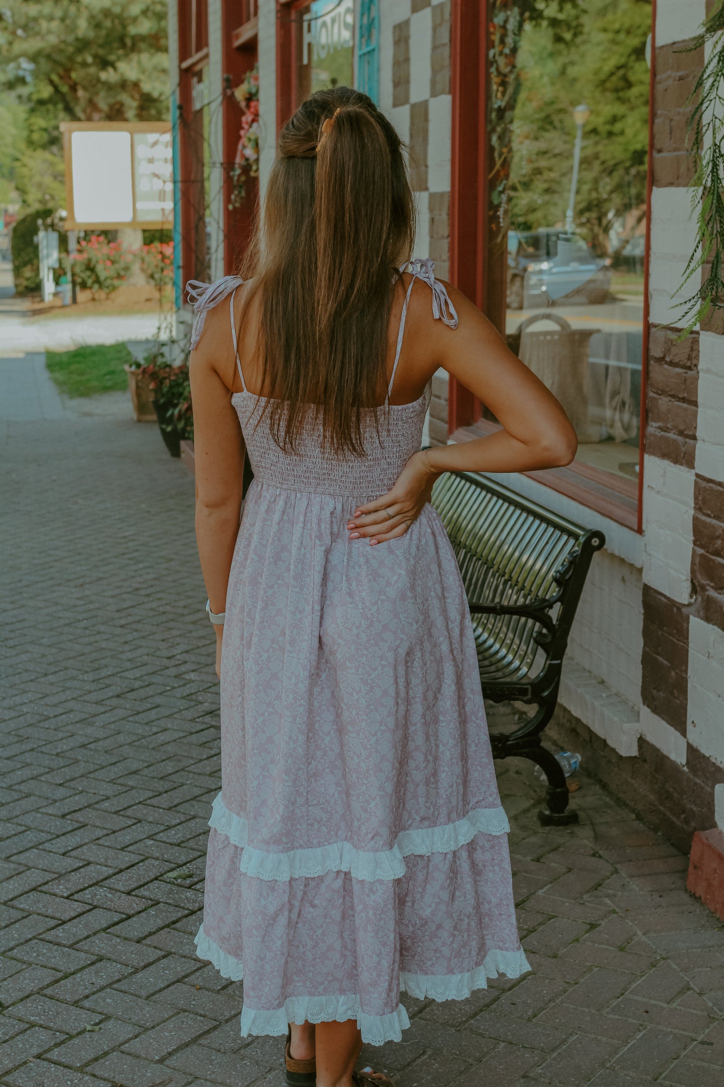 Adeline Midi Dress - Pink