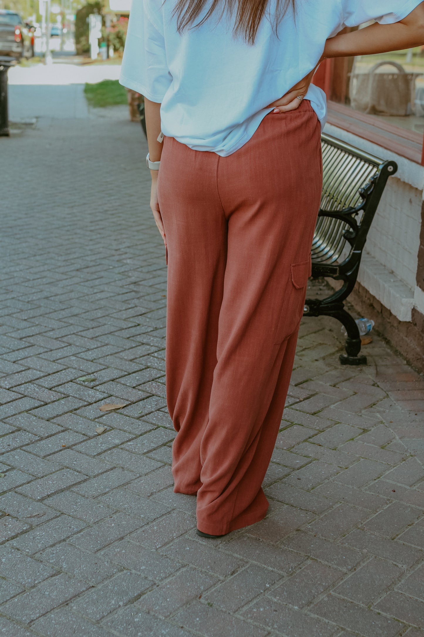 Caelan Cargo Pants - Red