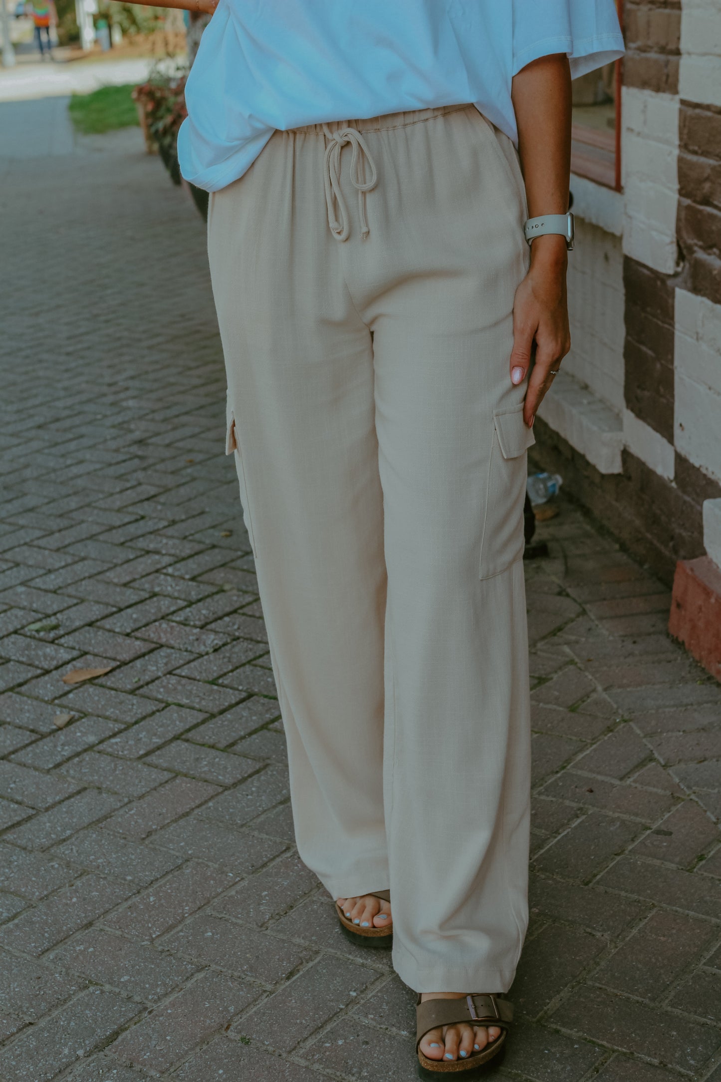 Caelan Cargo Pants - Sand