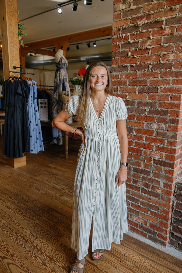 Cameron Midi Dress - Fern