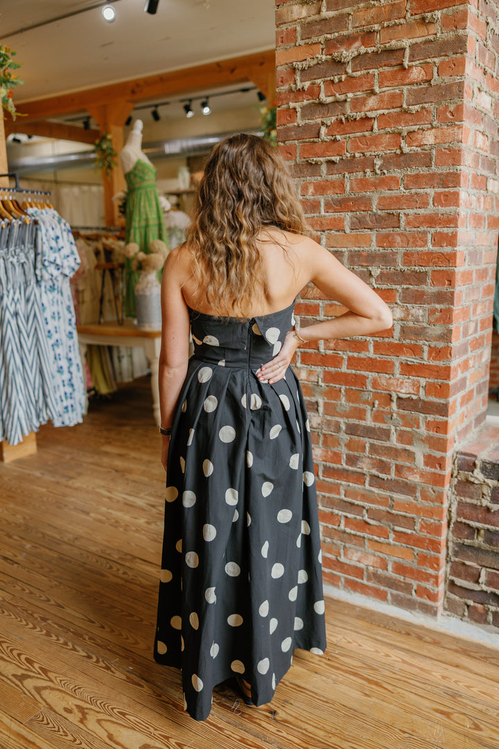 Leah Midi Dress - Black