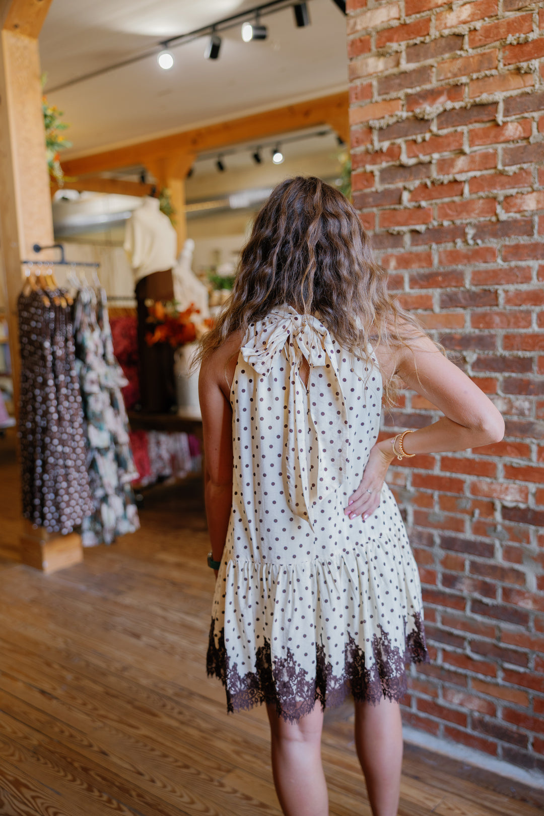 Sophia Polka Dot Mini Dress