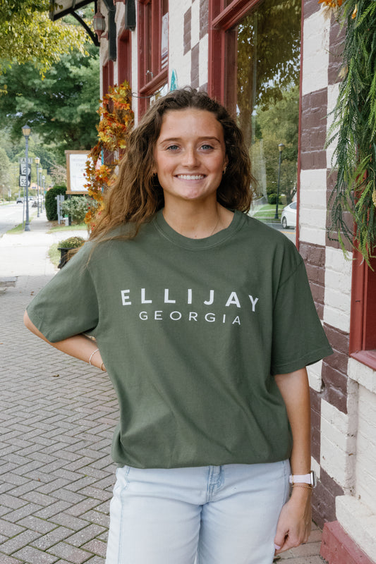 Ellijay Georiga Tee - Sage