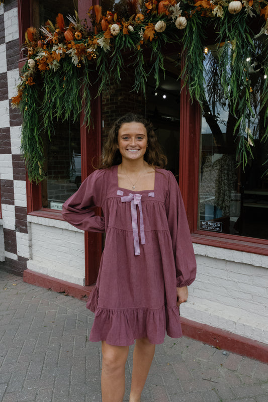 Lyla Mini Dress - Mauve