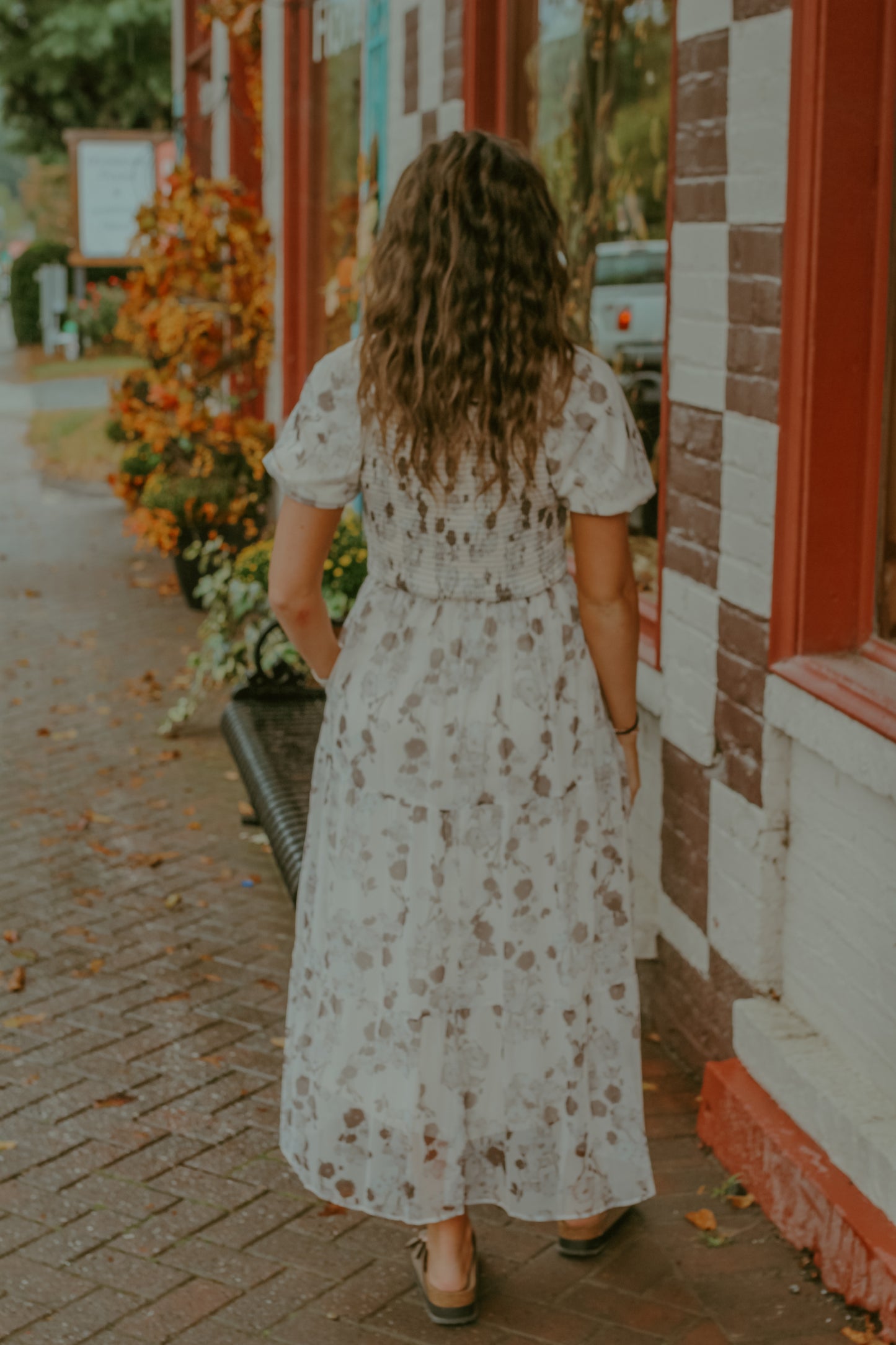 Lorelei Midi Dress - Brown