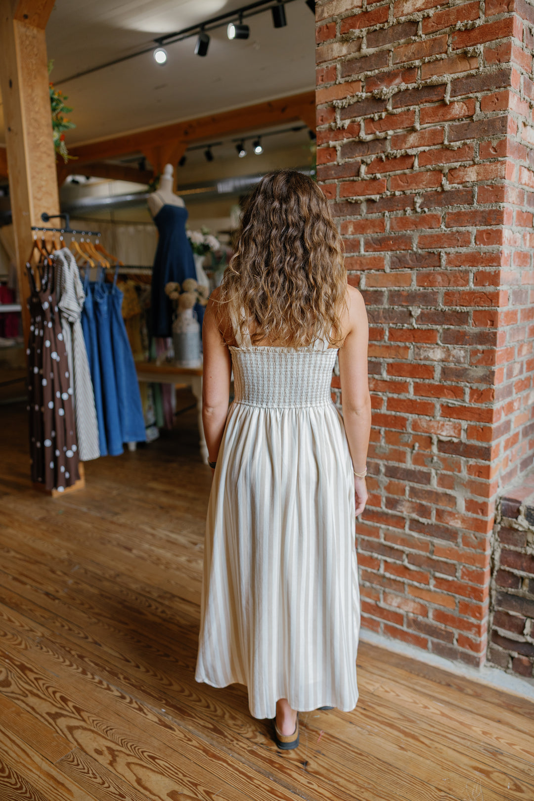 Jaylyn Midi Dress - Khaki