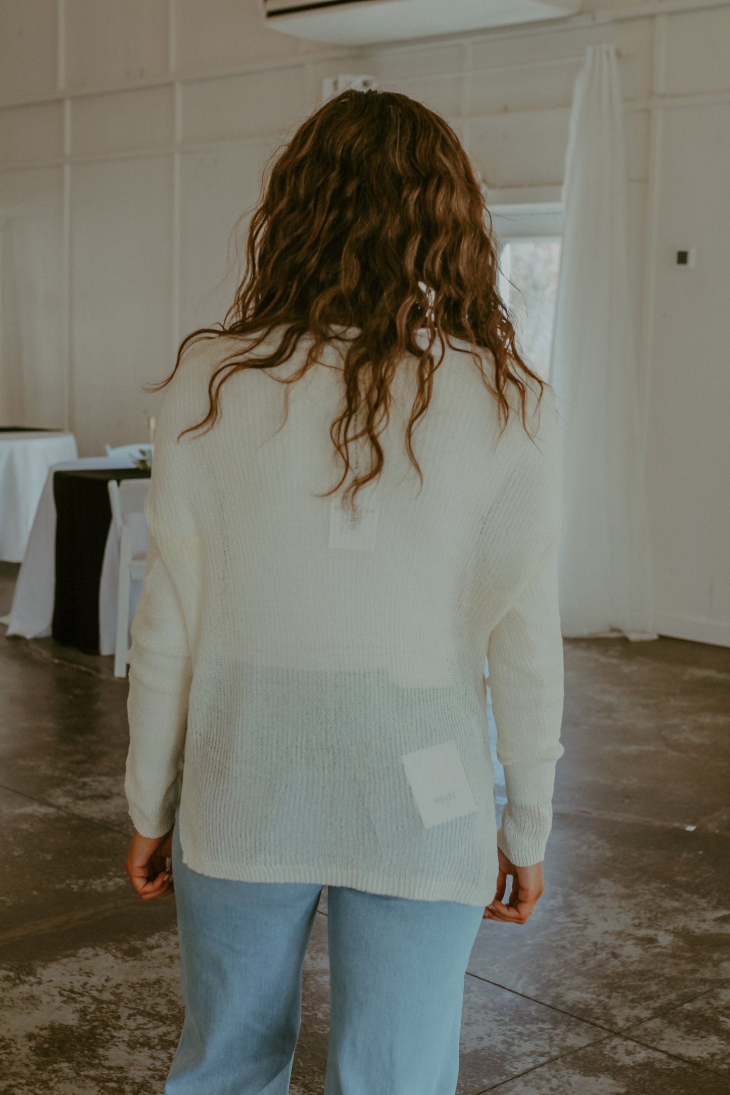 Ella lightweight Sweater - Off White