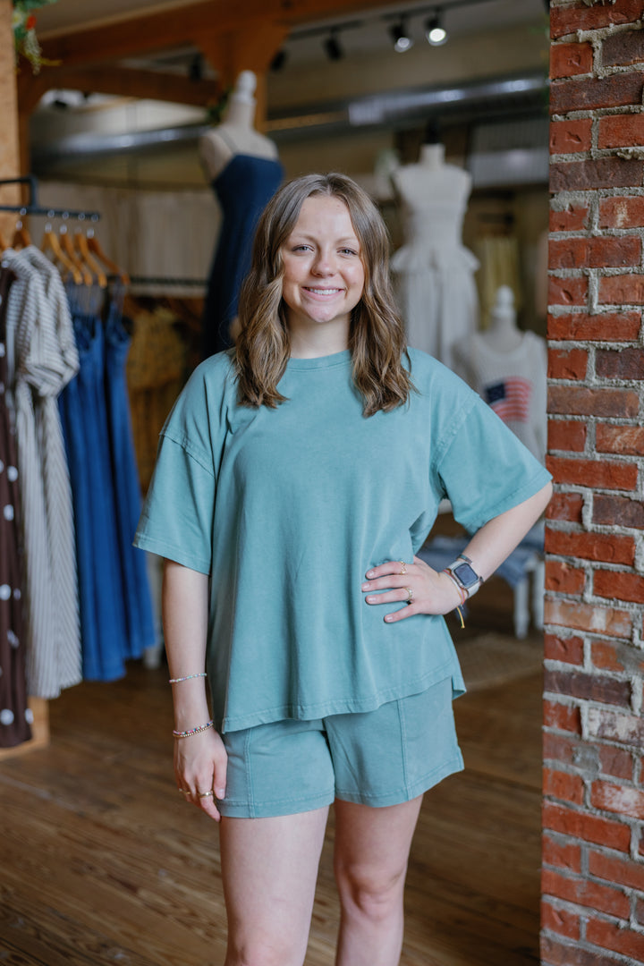 Hallie Set - Teal (top only)