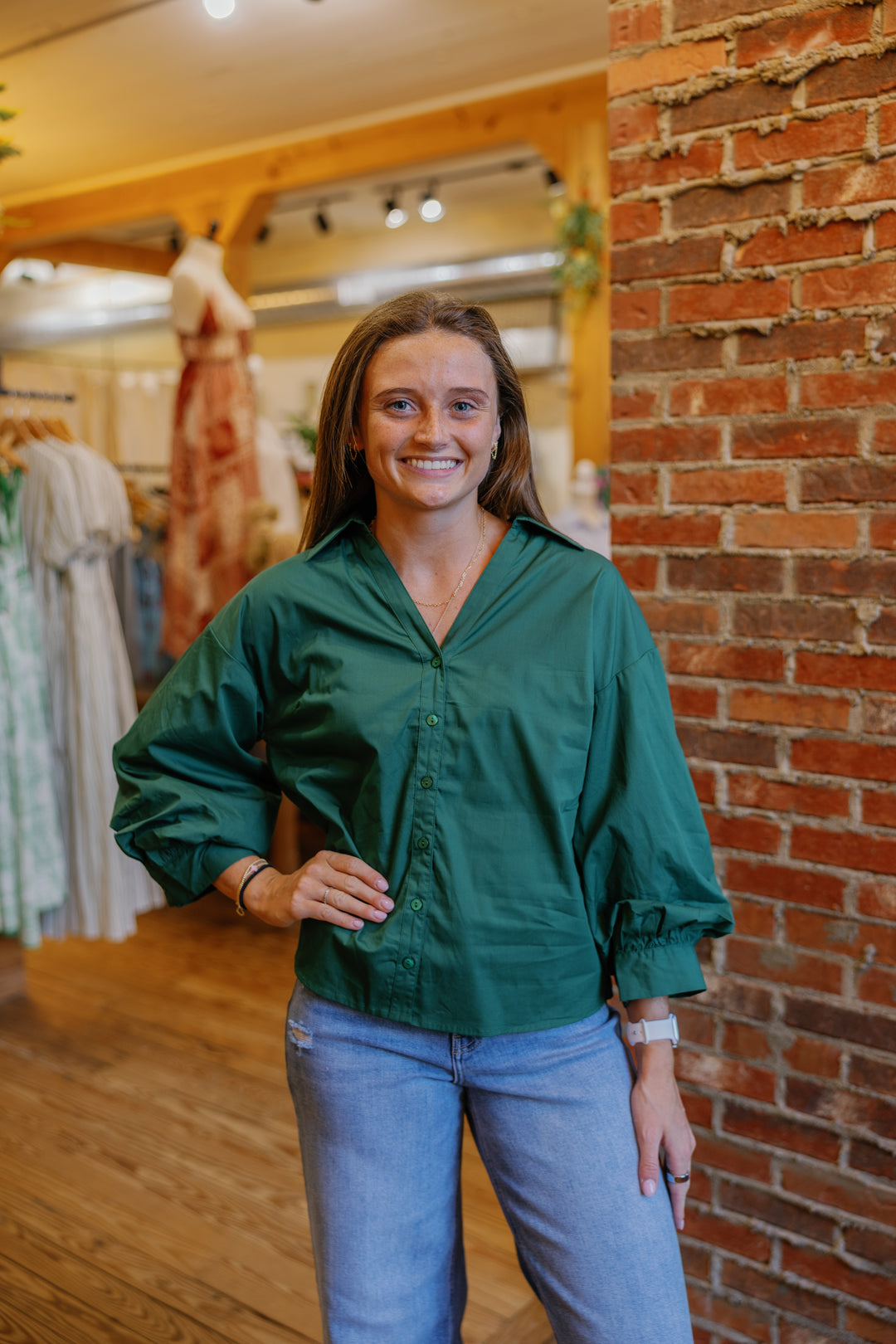 Hannah Top - Green
