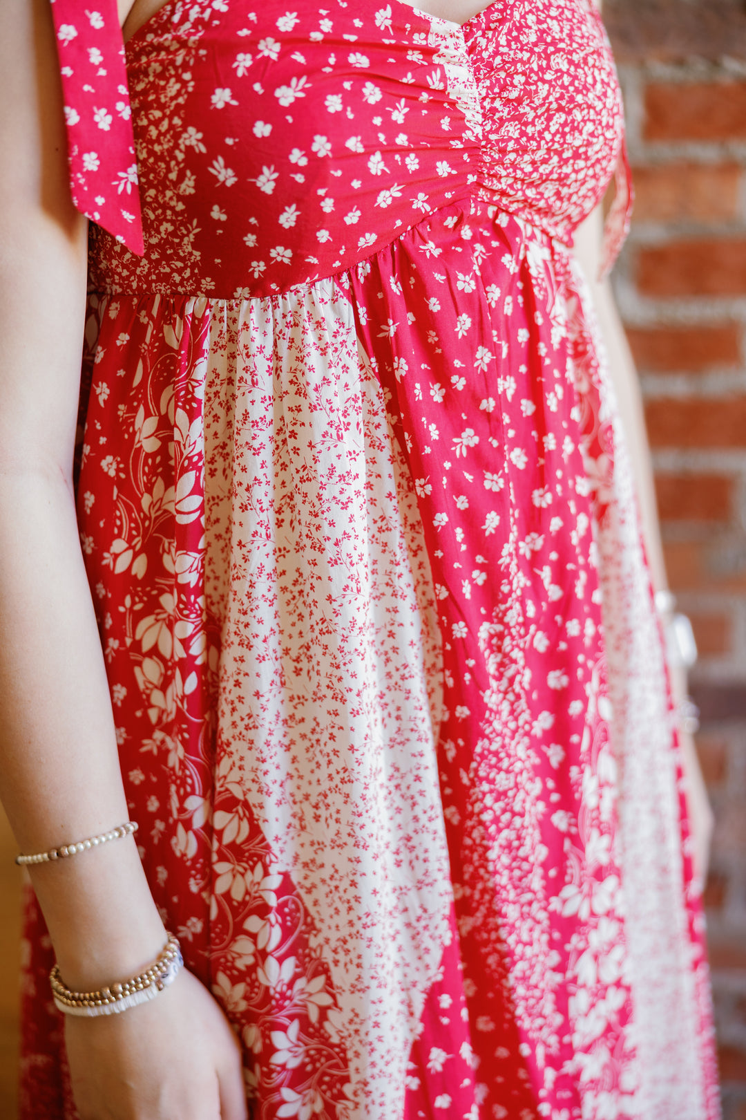 Jojo Midi Dress - Red