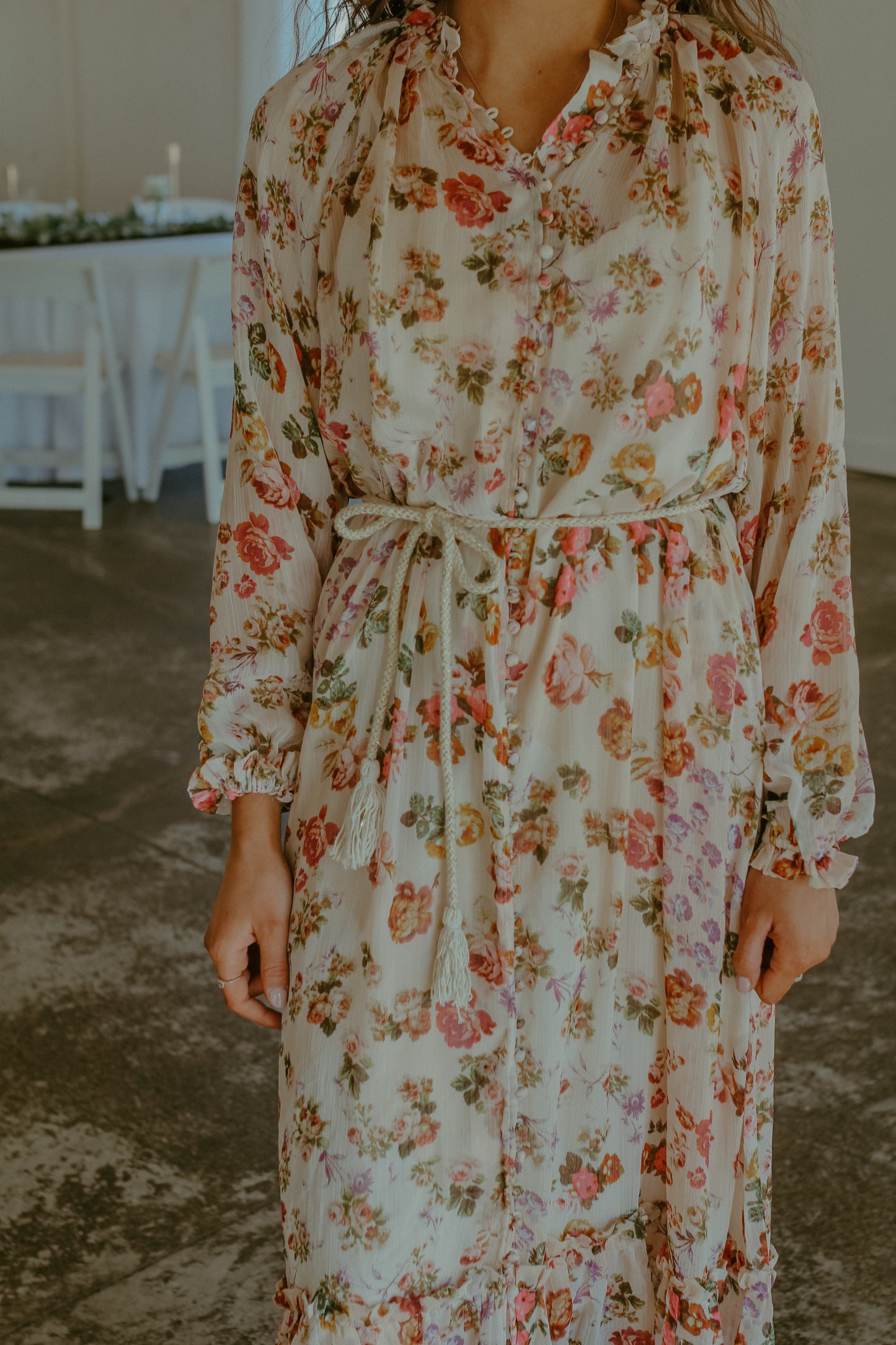 Antique Garden Midi Dress