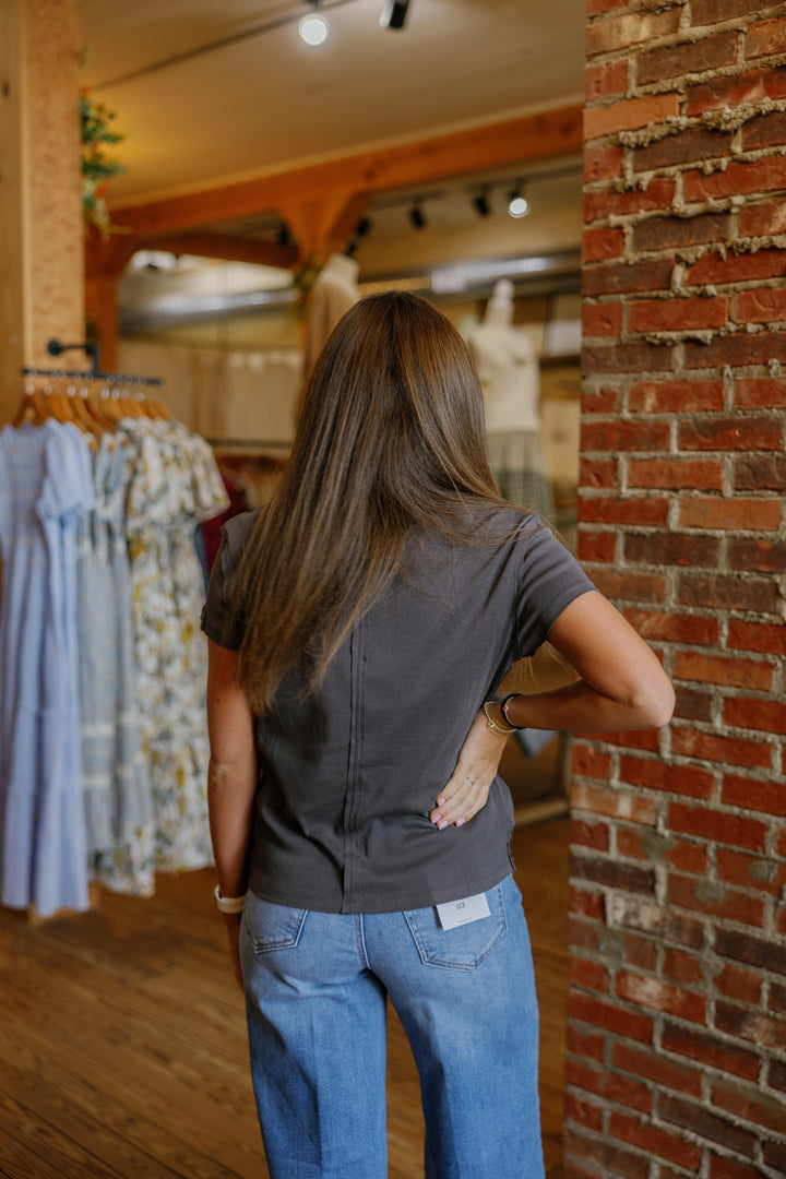Tracy Top - Charcoal