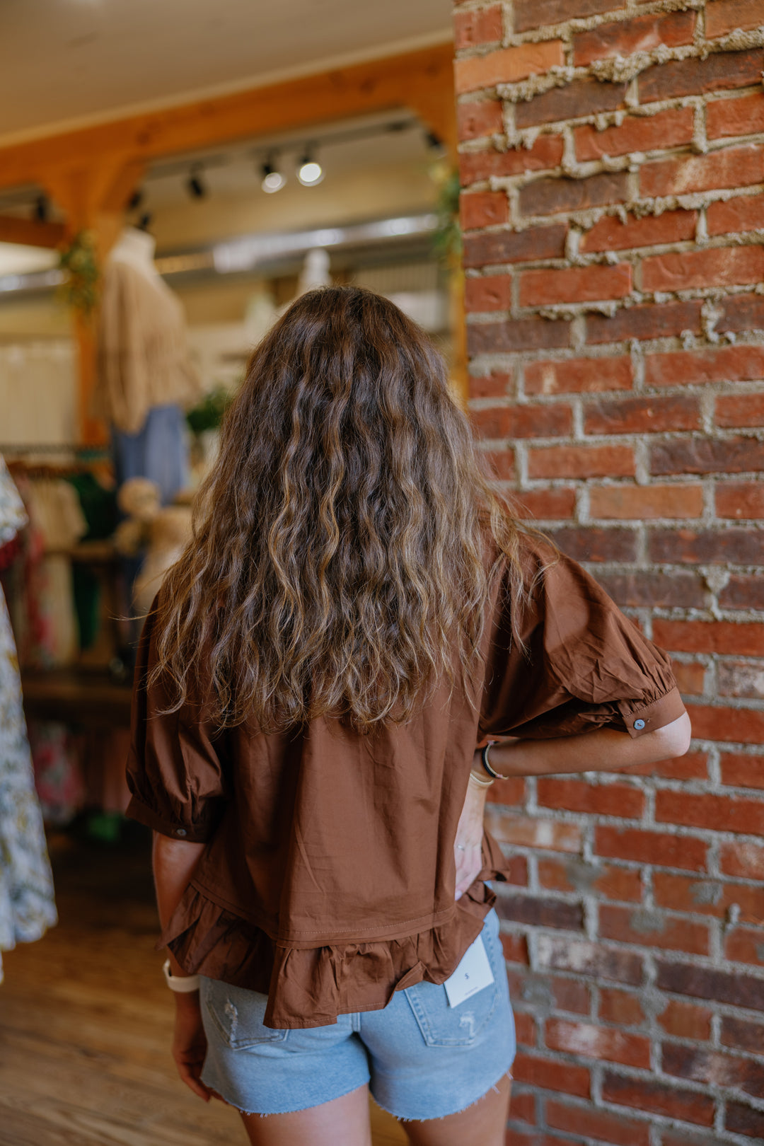 Keelie Top - Brown
