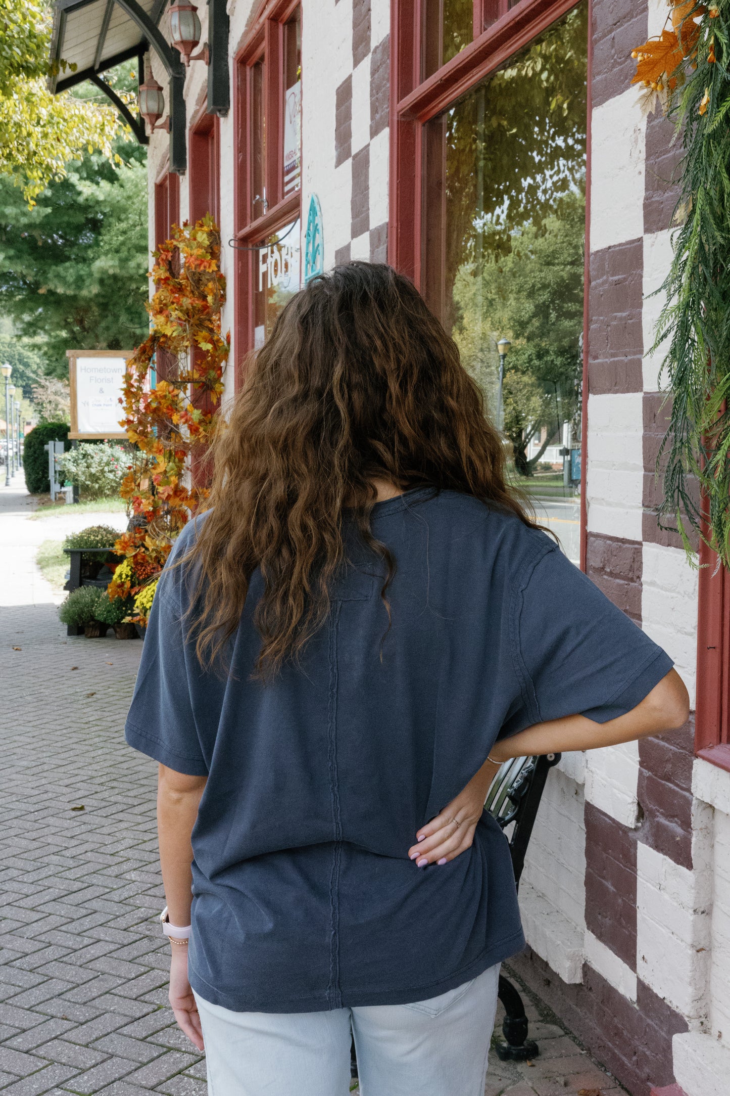 Hannah Top - Navy