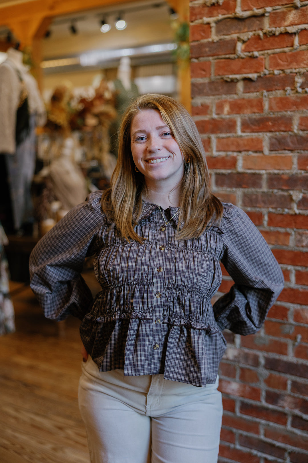 Hollie Top - Brown