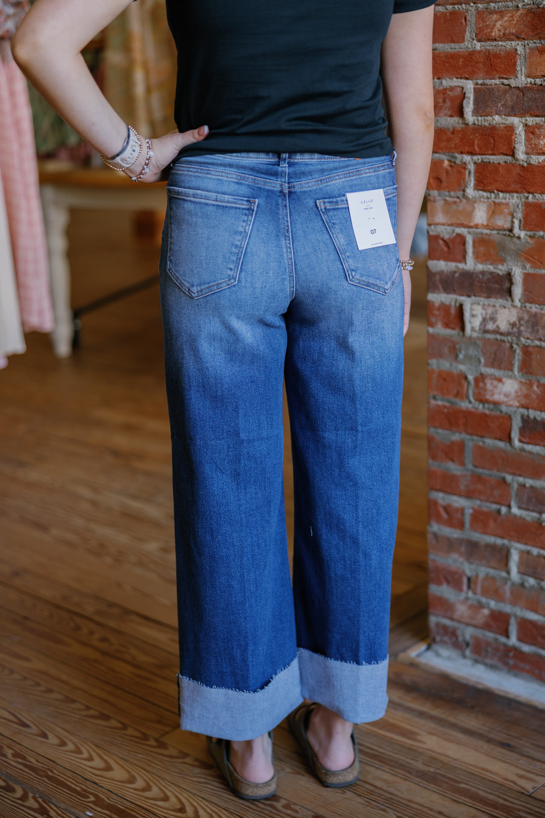 Jessie Wide Leg Cropped Jeans