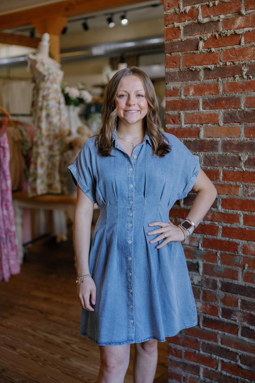 Danielle Denim Mini Dress