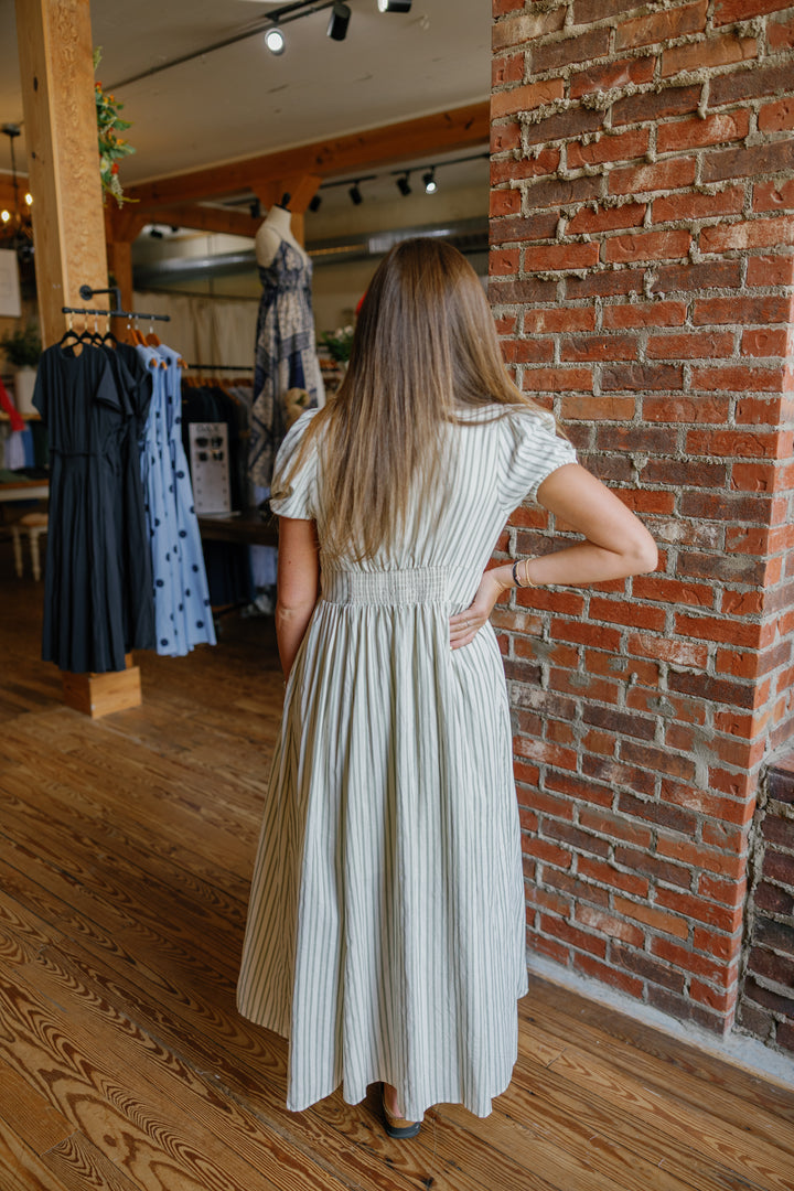 Cameron Midi Dress - Fern