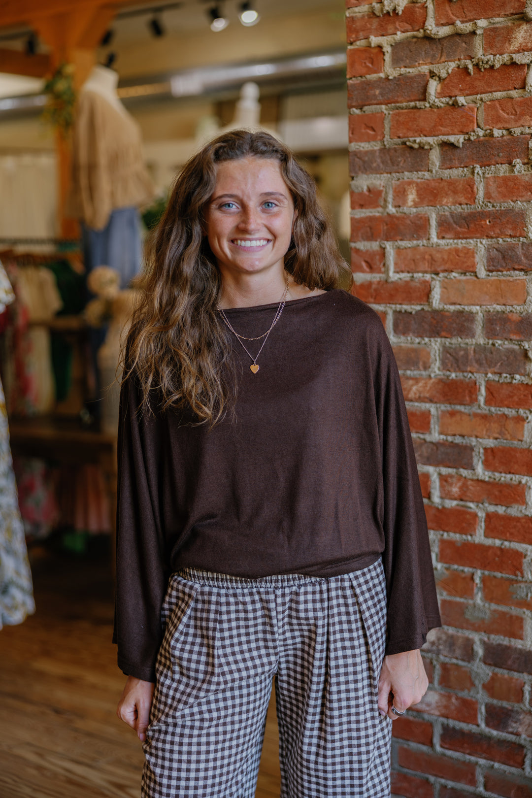 Josie Top - Brown