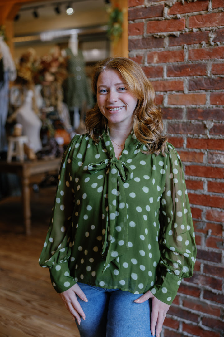 Lila Top - Olive