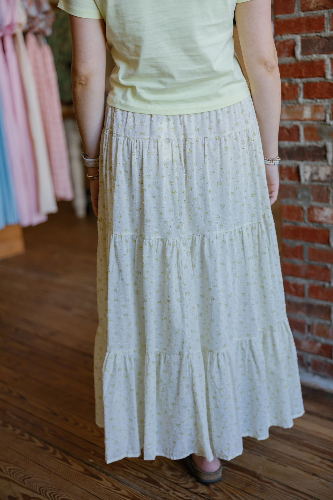 Izzy Midi Skirt - Mustard
