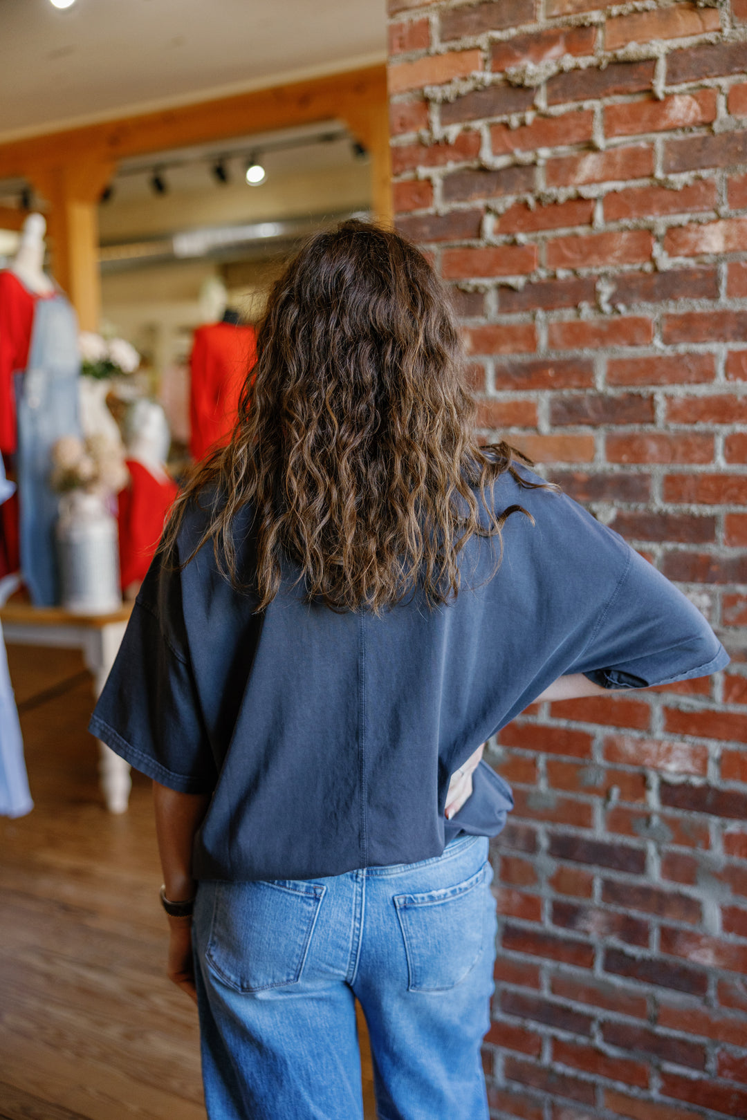Millie Pocket Tee - Black
