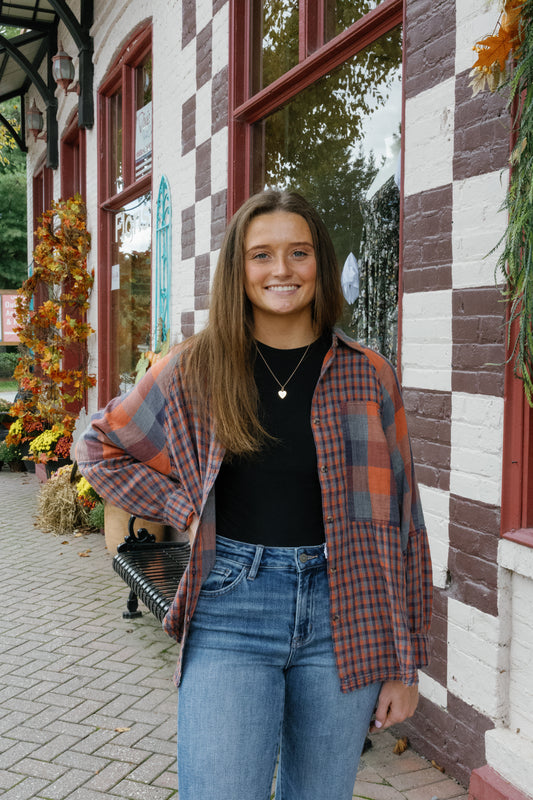 Vintage Rose Flannel